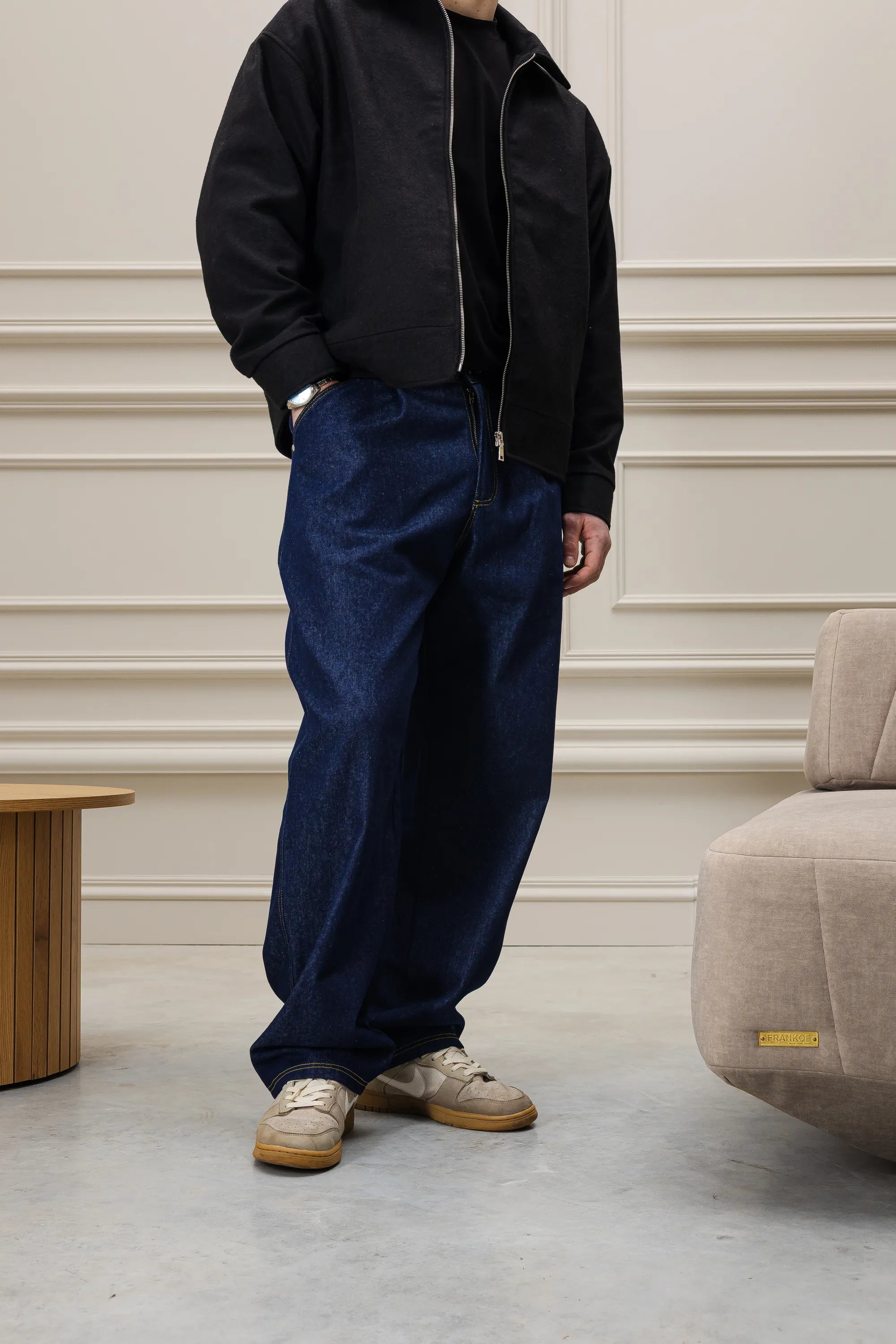 Куртка кашемірова чорна Morning Star