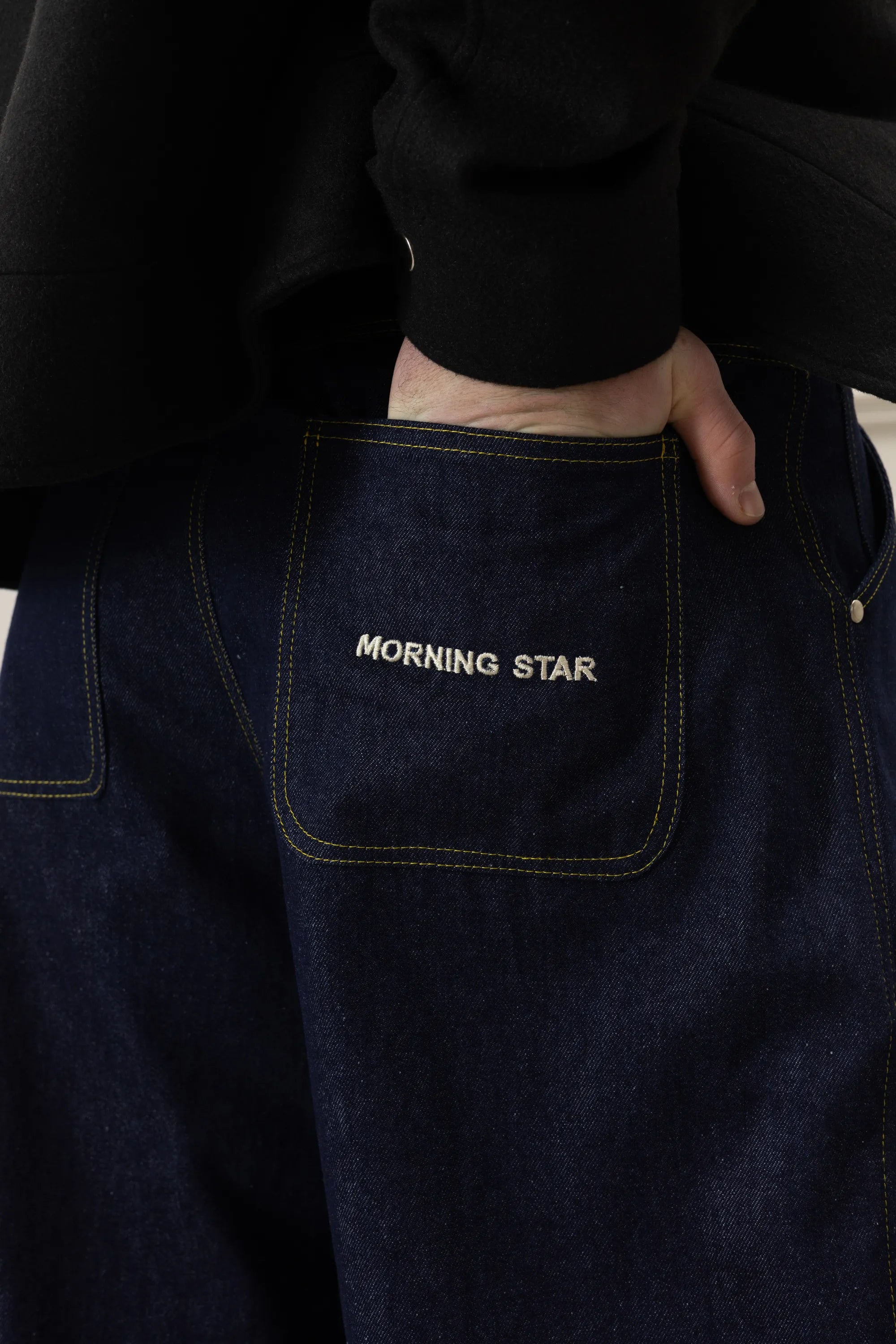Джинси Morning Star темний денім широкі Кіото