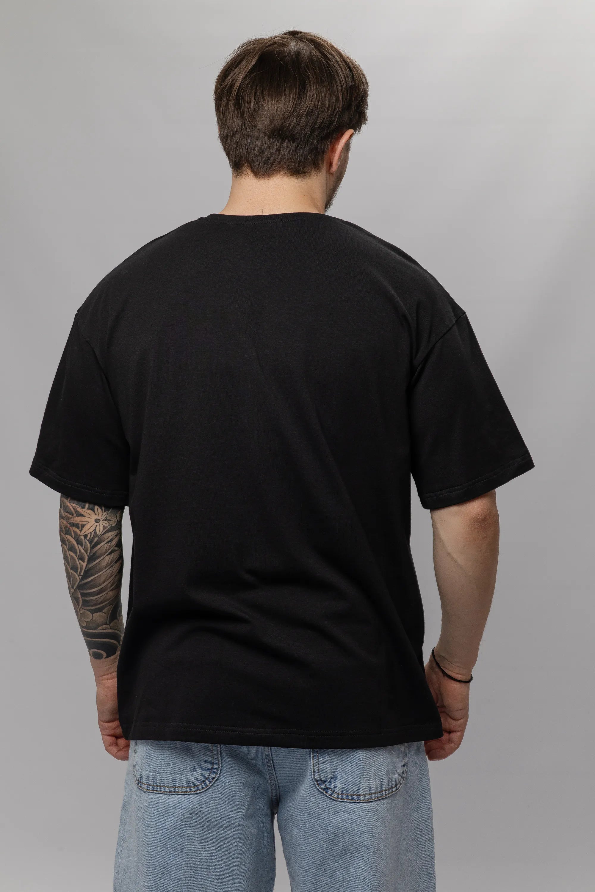 T-shirt Black Oversized Morning Star
