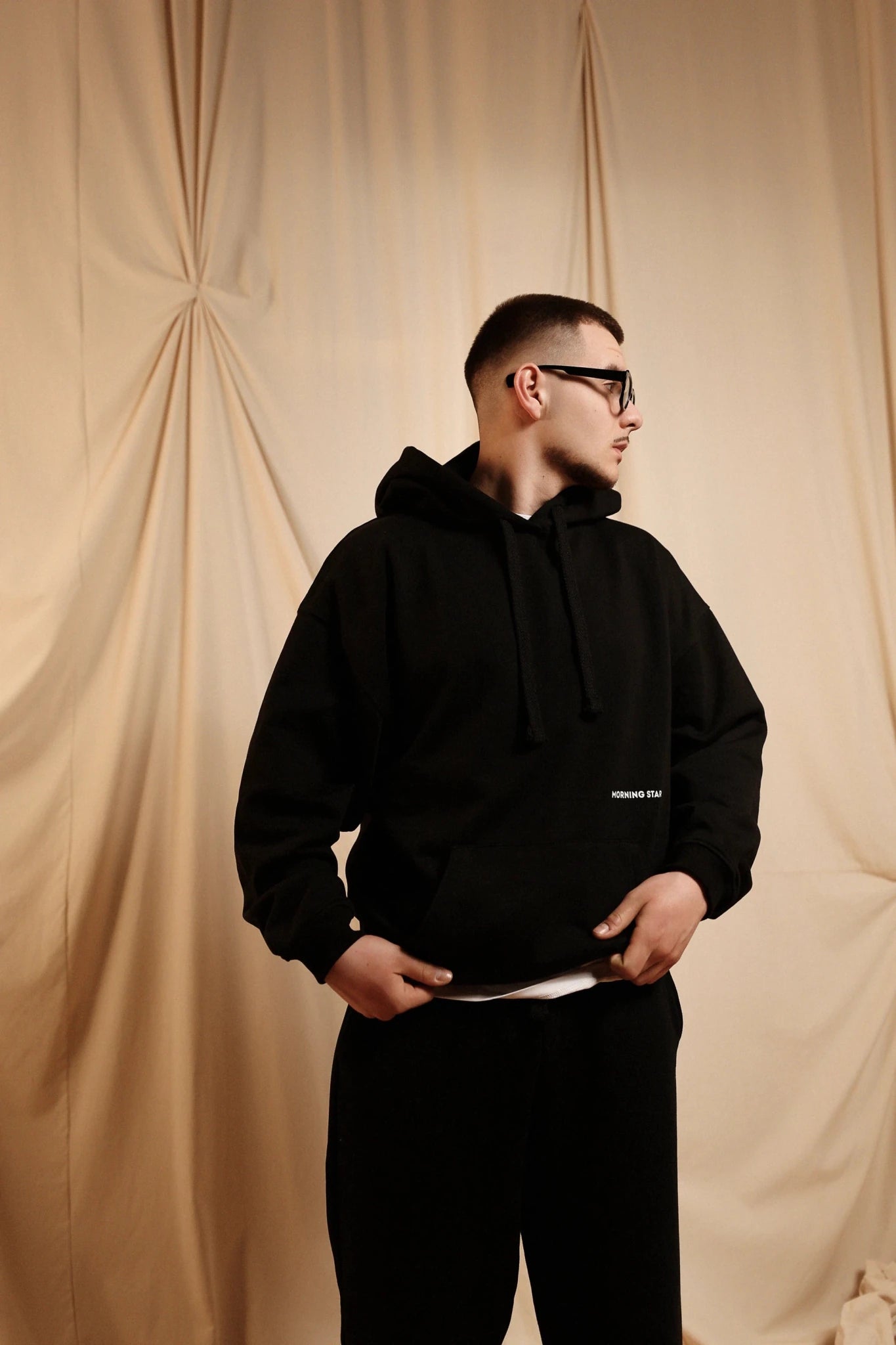 Худі Morning Star MS Cross Чорне