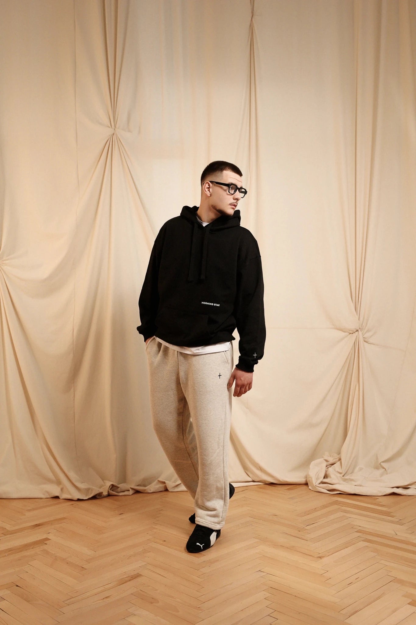 Джогери Morning Star MS Cross Бежевий Меланж