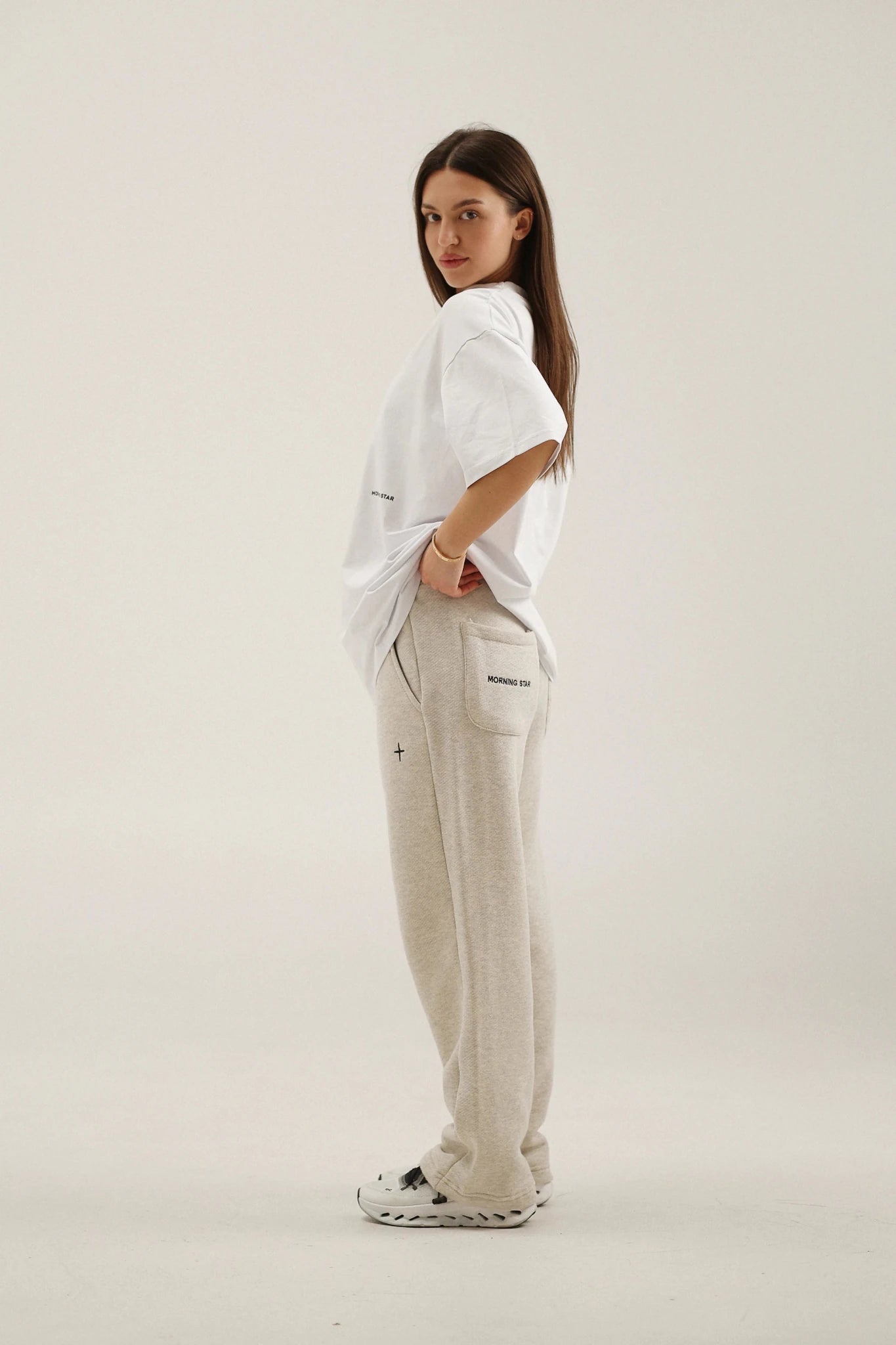 Футболка біла Morning Star Oversize SIGN