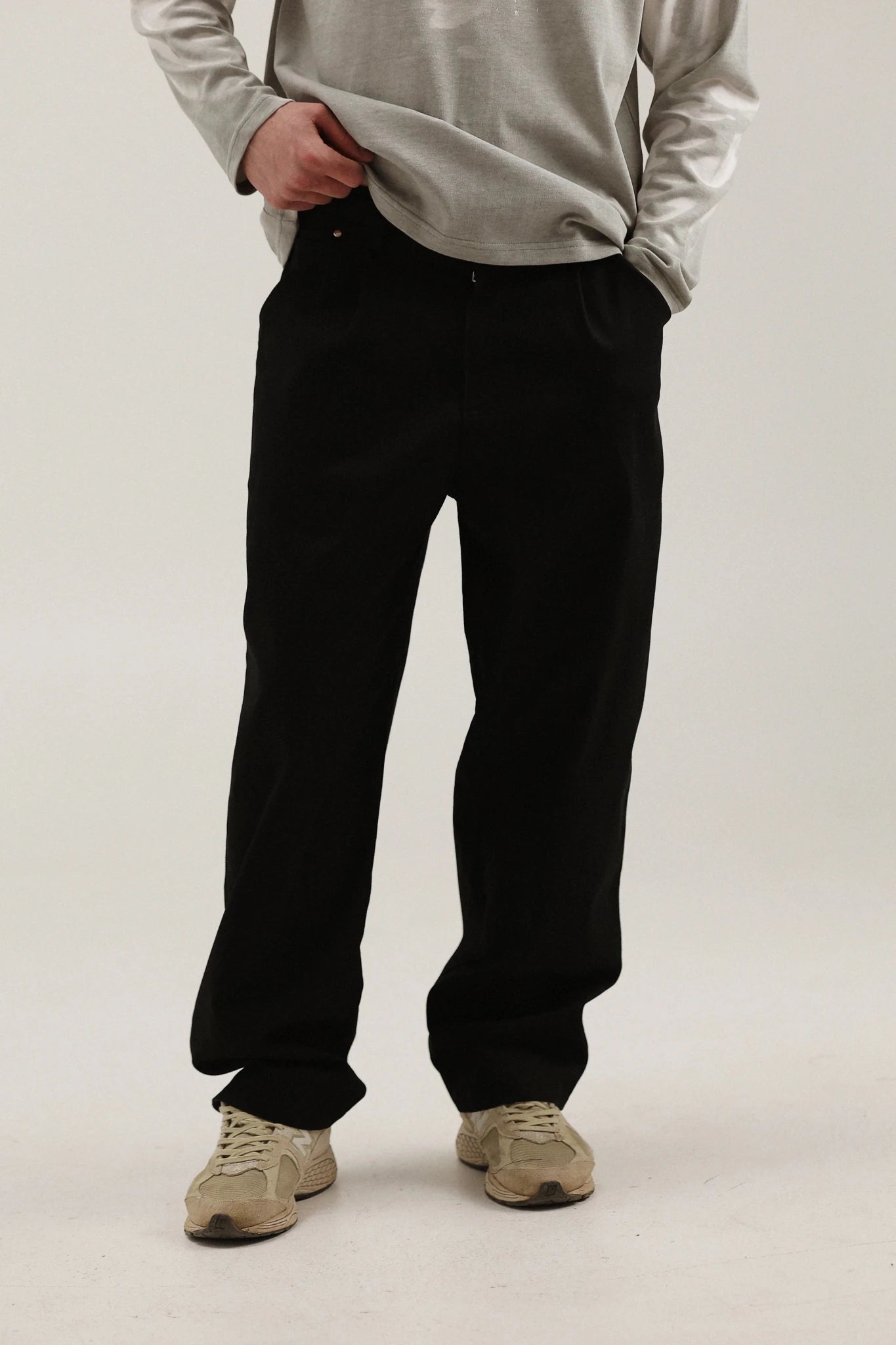 Джинси Morning Star Кіото Чорні Wide Fit