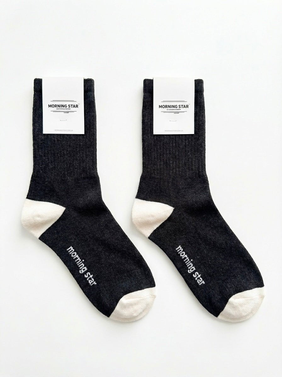 Шкарпетки Morning Star Basic - Сірий меланж