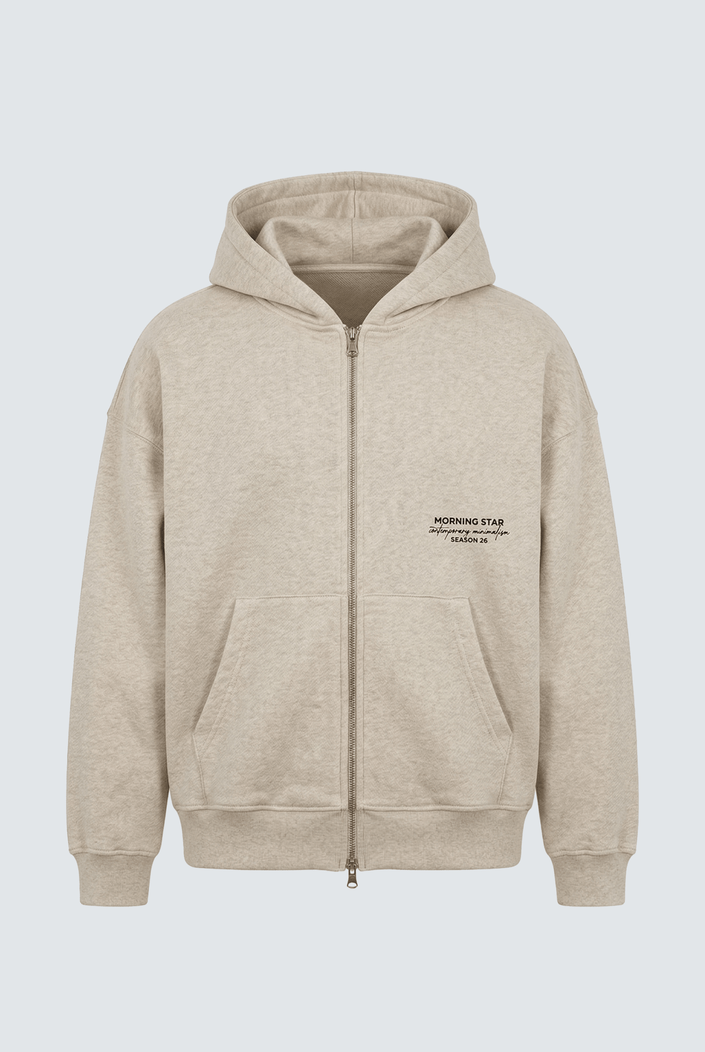 Зіп-худі Morning Star MS Cross Бежевий Меланж