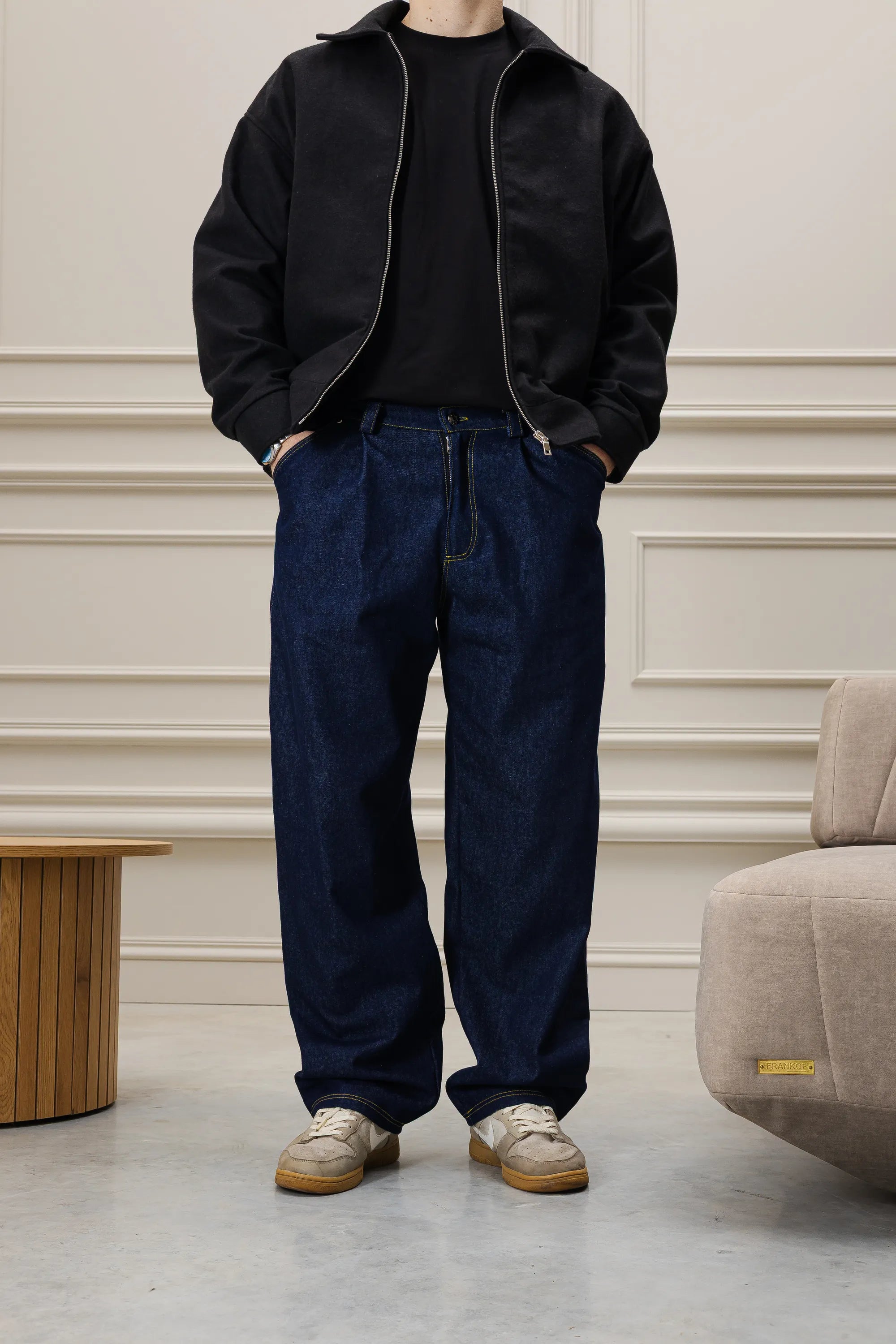 Джинси Morning Star темний денім широкі Кіото - Morning Star: Бренд чоловічого одягу