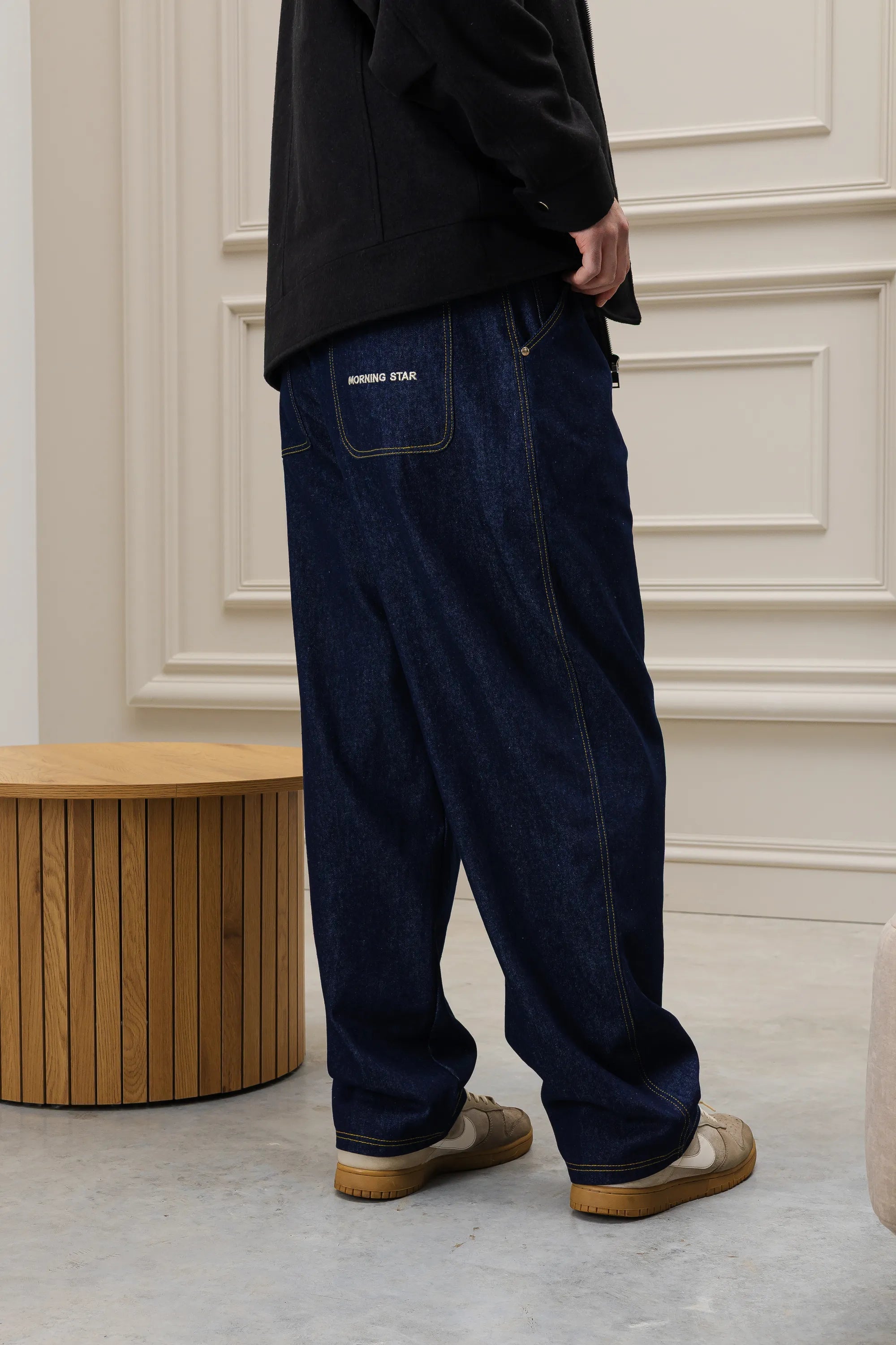 Джинси Morning Star темний денім широкі Кіото - Morning Star: Бренд чоловічого одягу