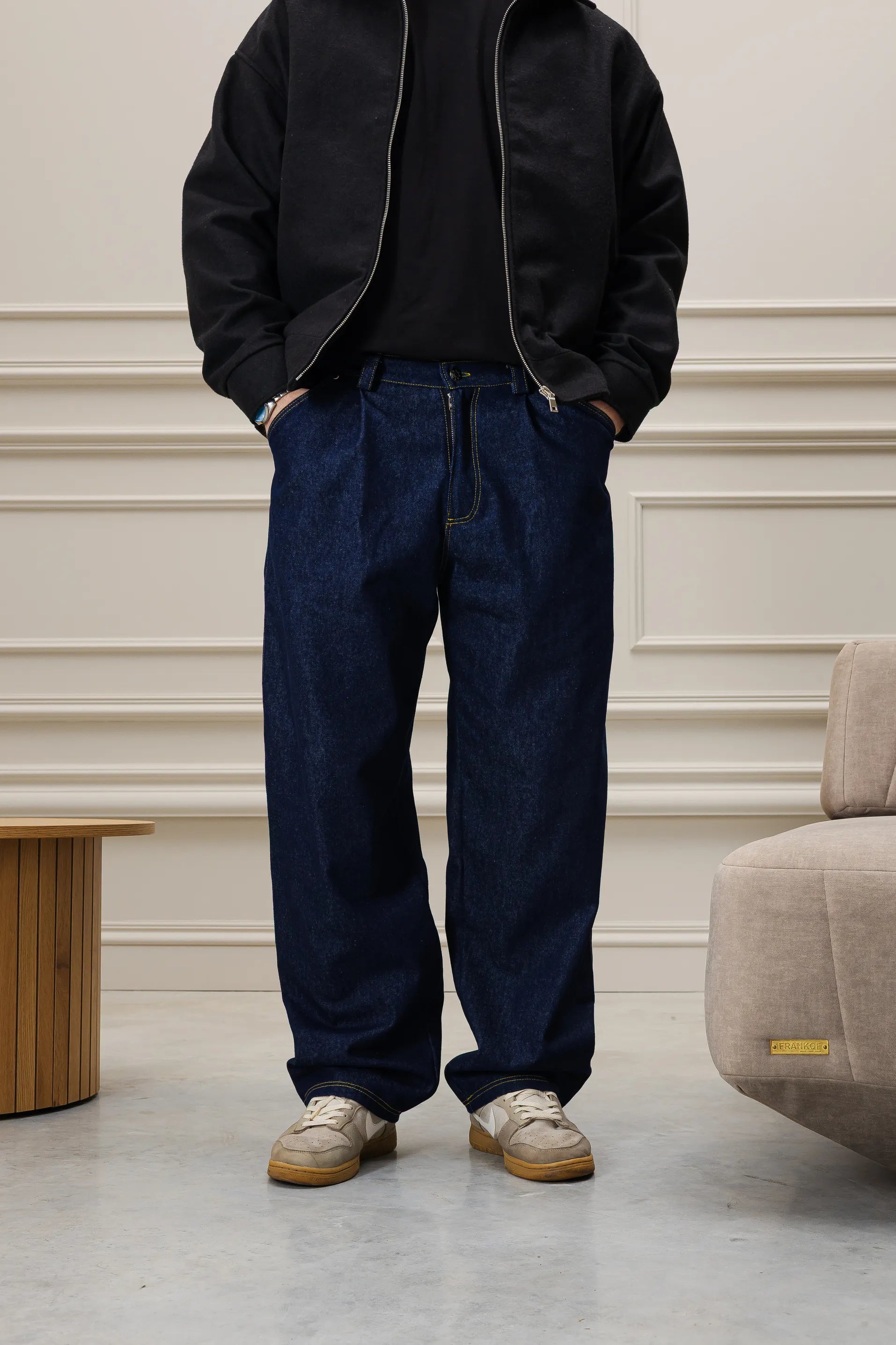 Джинси Morning Star темний денім широкі Кіото - Morning Star: Бренд чоловічого одягу