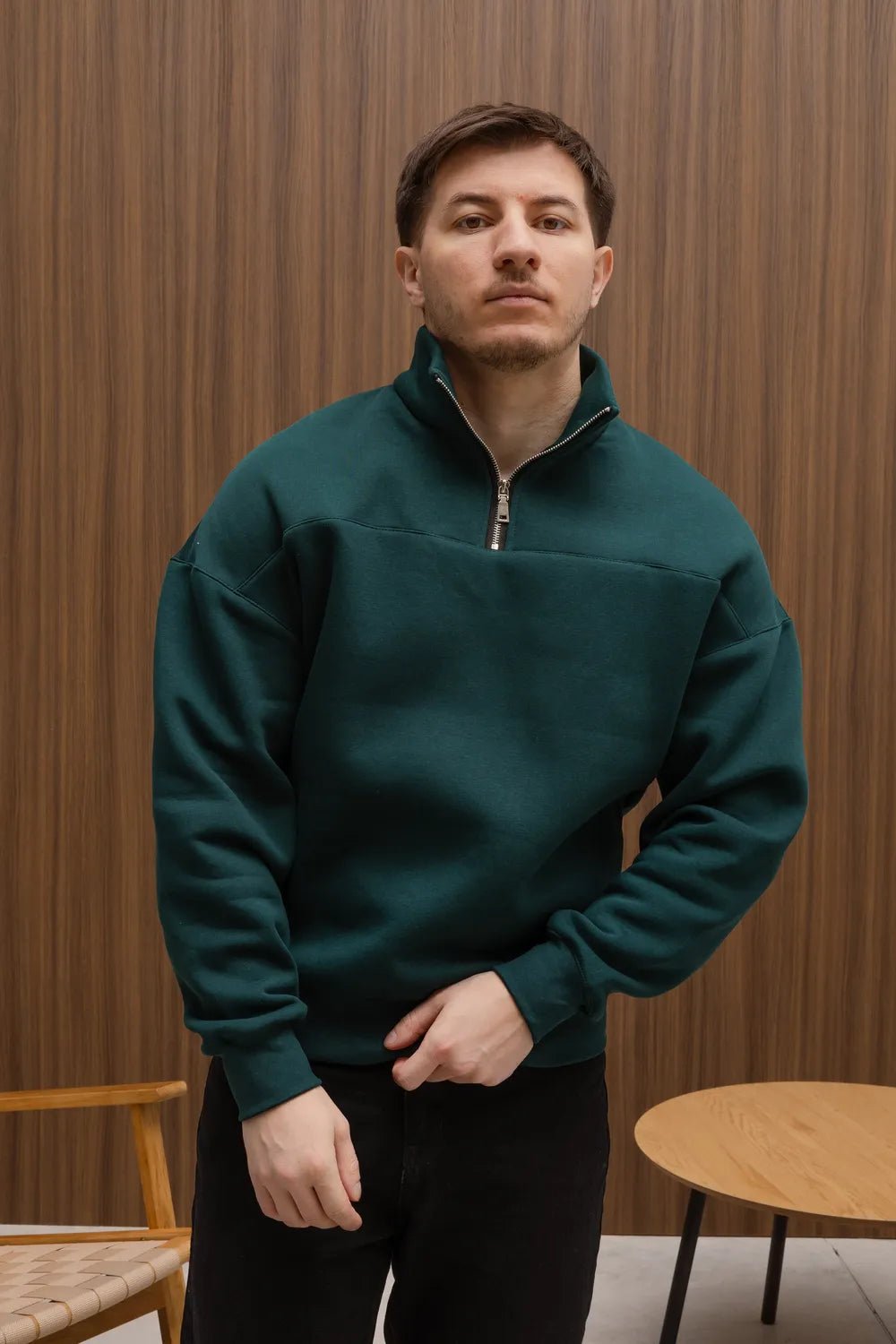 Green Flis ZIP Hoodie Morning Star - Morning Star: Бренд чоловічого одягу