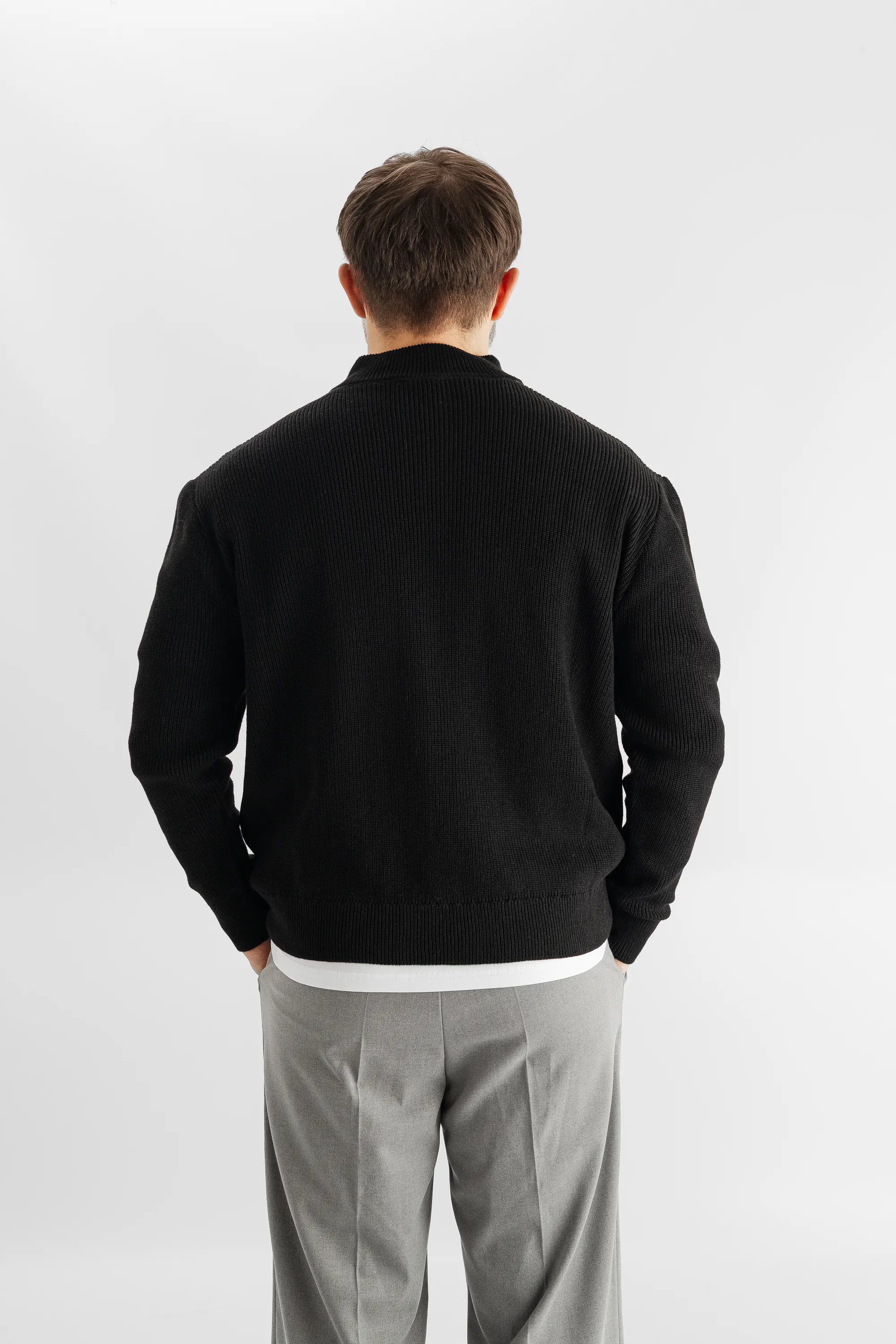 Комплект Morning Star Светр ZIP Black + Брюки Amsterdam Grey - Morning Star: Бренд чоловічого одягу
