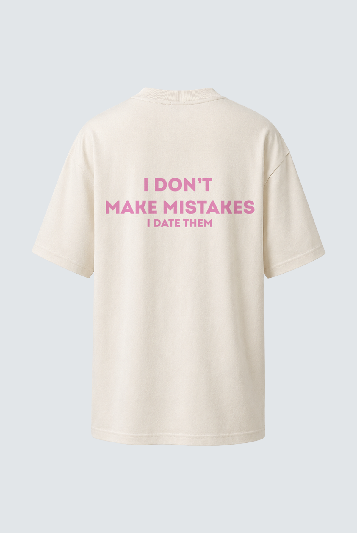 Футболка Mistakes принт на спині I Don't Make Mistakes — Morning Star