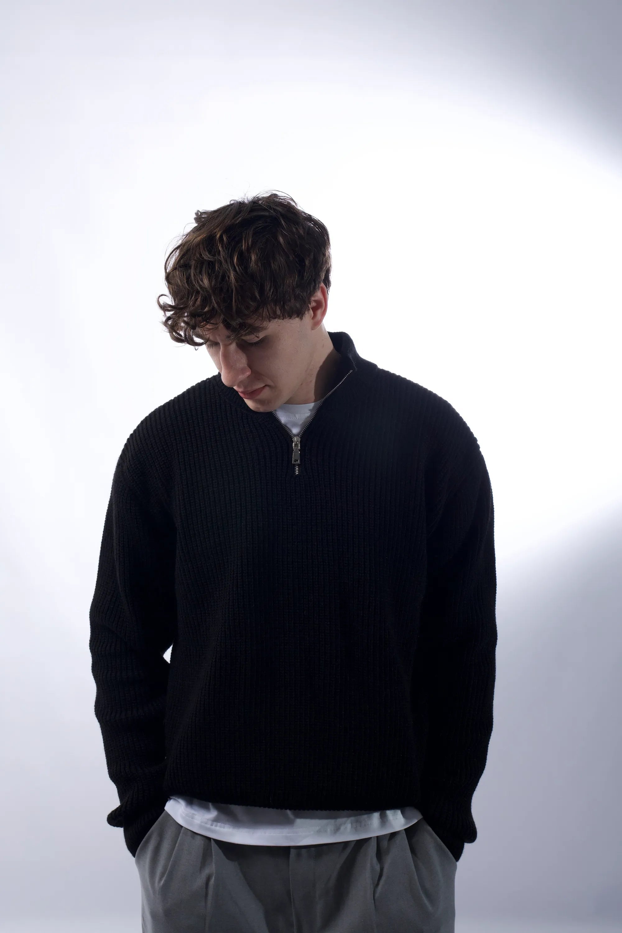 Светр Morning Star Vezuv Black - Morning Star: Бренд чоловічого одягу