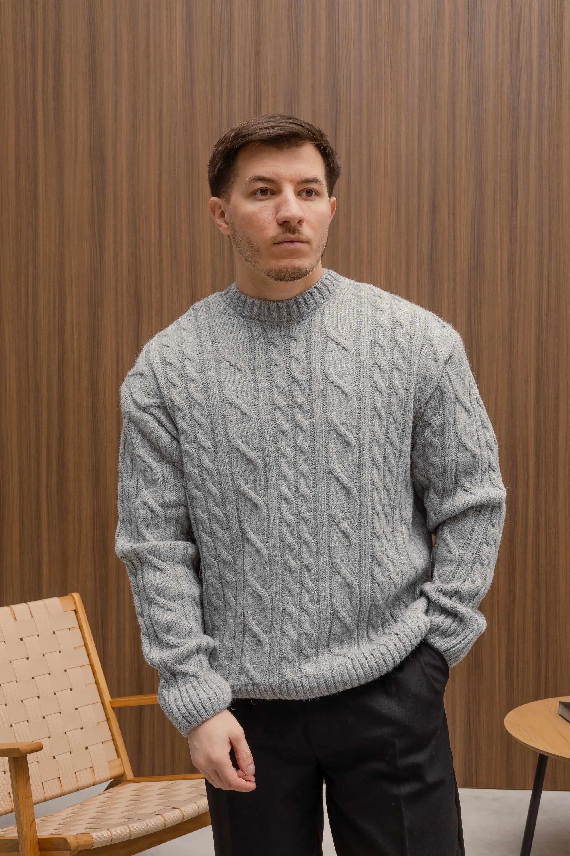 ARTS&SCIENCE Big sweater LS Soft cashmere yarn カシミヤ100% 083-L865-K48 サイズ1 セーター ニット ライトブルー レディース アーツ&サイエンス【中古】5-0123T△ Светр MS Cozy | Morning Star: Бренд чоловічого одягу