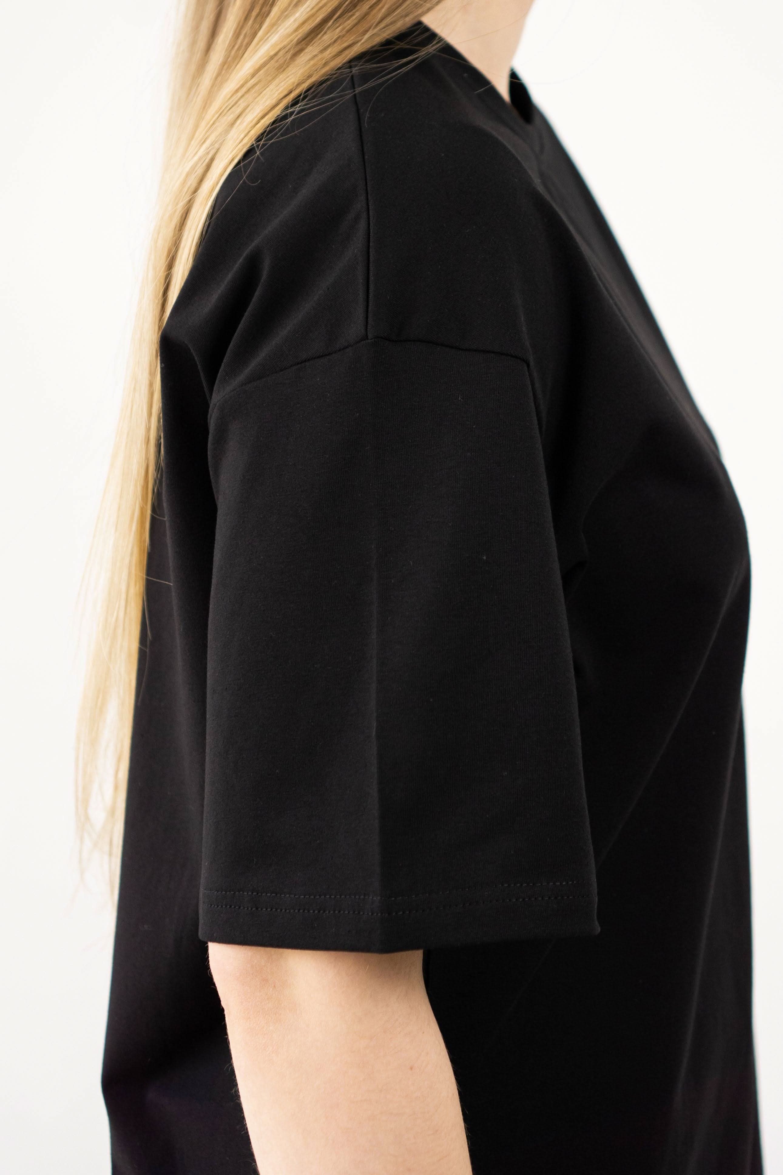 T-shirt Black Oversized Morning Star - Morning Star: Бренд чоловічого одягу