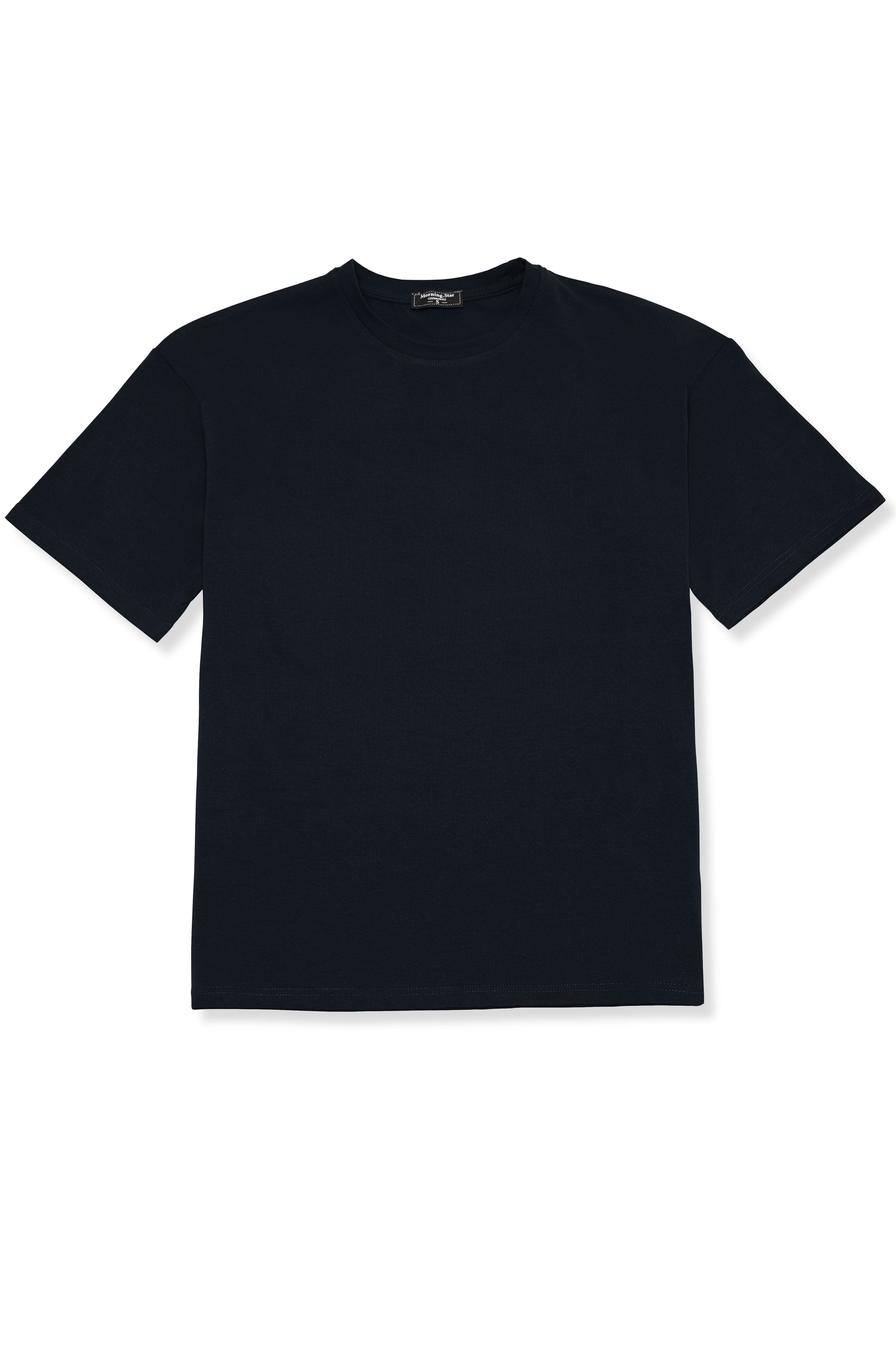T-shirt Black Oversized Morning Star - Morning Star: Бренд чоловічого одягу