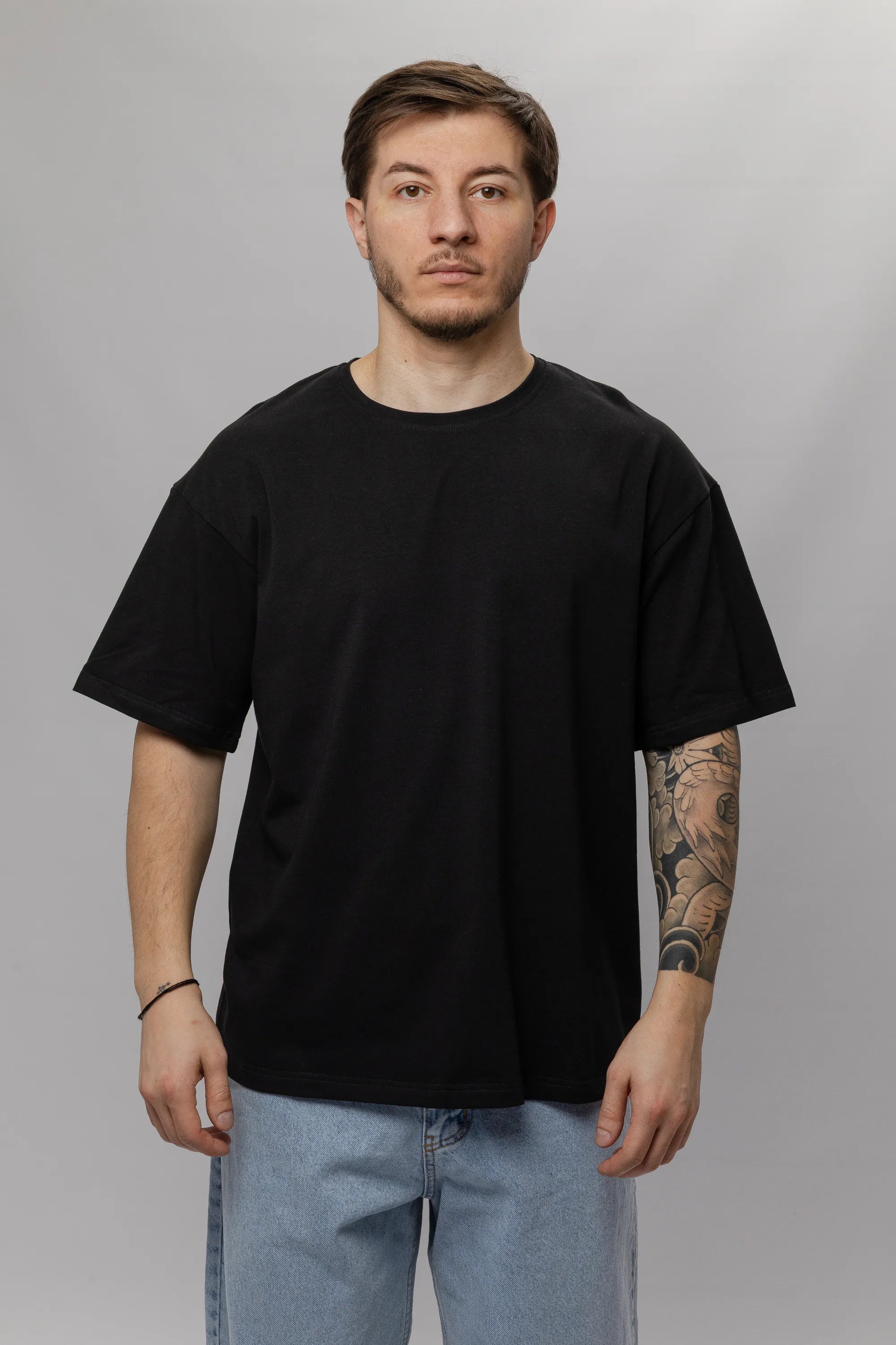 T-shirt Black Oversized Morning Star - Morning Star: Бренд чоловічого одягу
