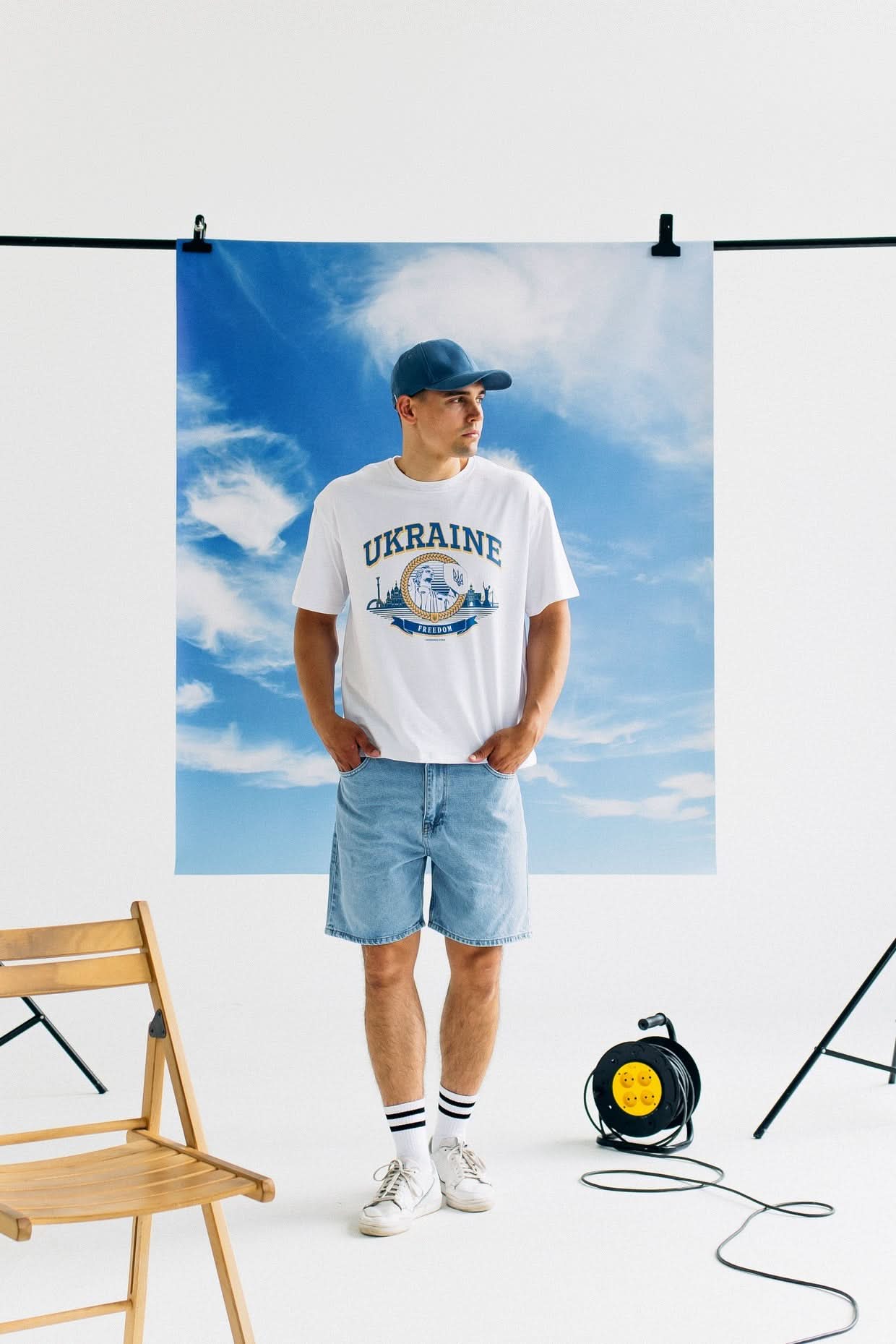 T-shirt Ukraine Morning Star White - Morning Star: Бренд чоловічого одягу
