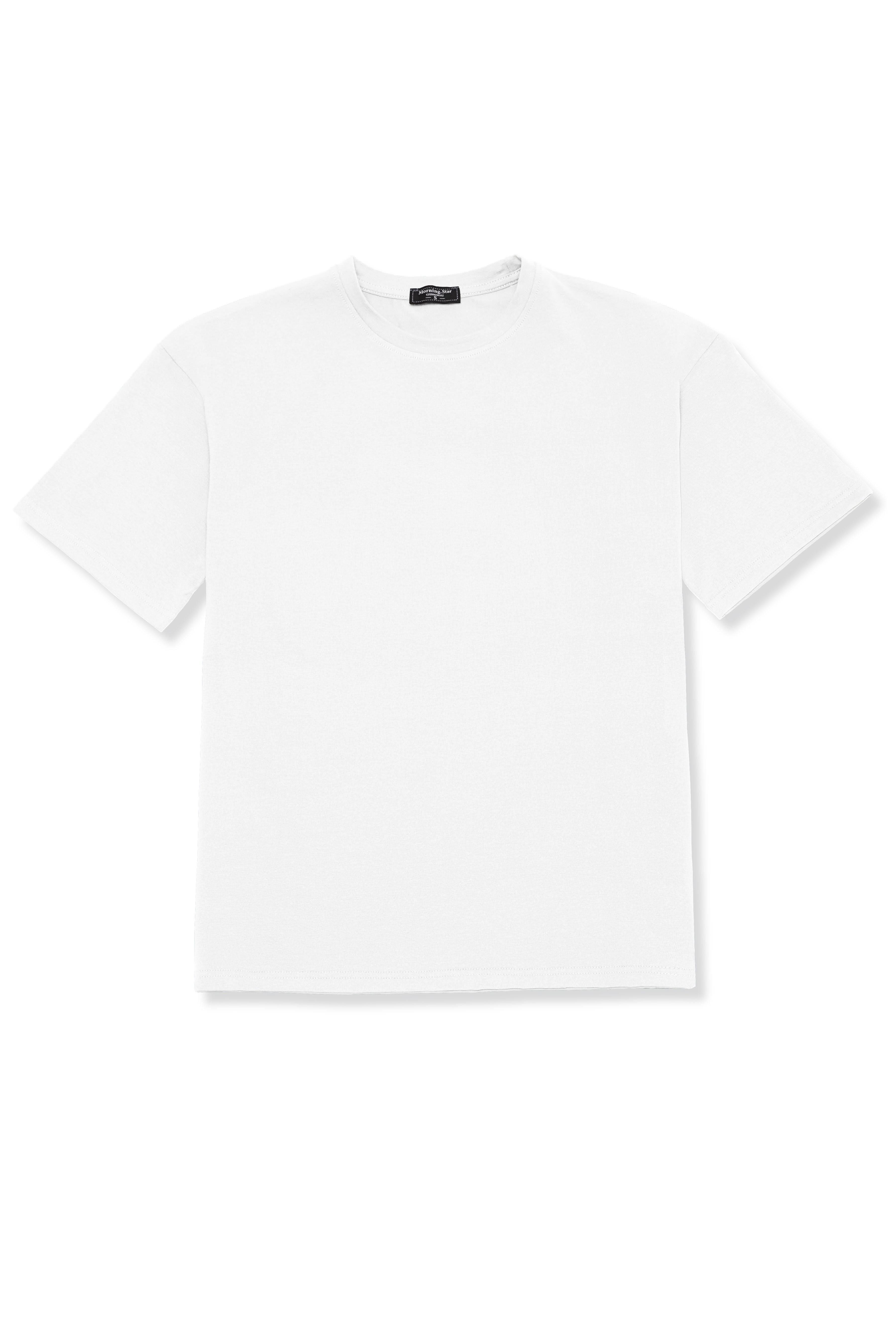 T-shirt White Oversized Morning Star - Morning Star: Бренд чоловічого одягу