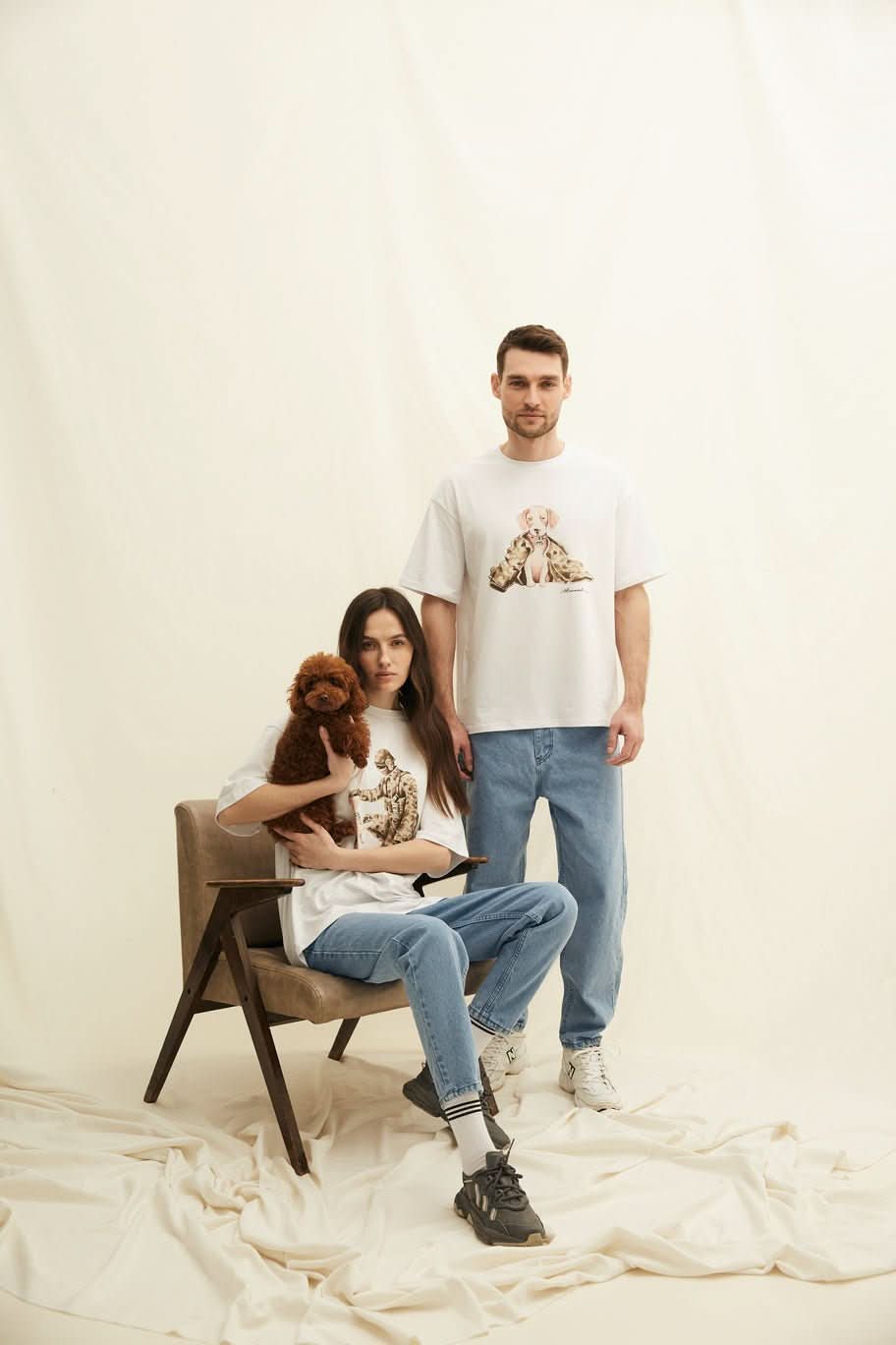 T-shirt White Uanimals X Morning Star 4 - Morning Star: Бренд чоловічого одягу