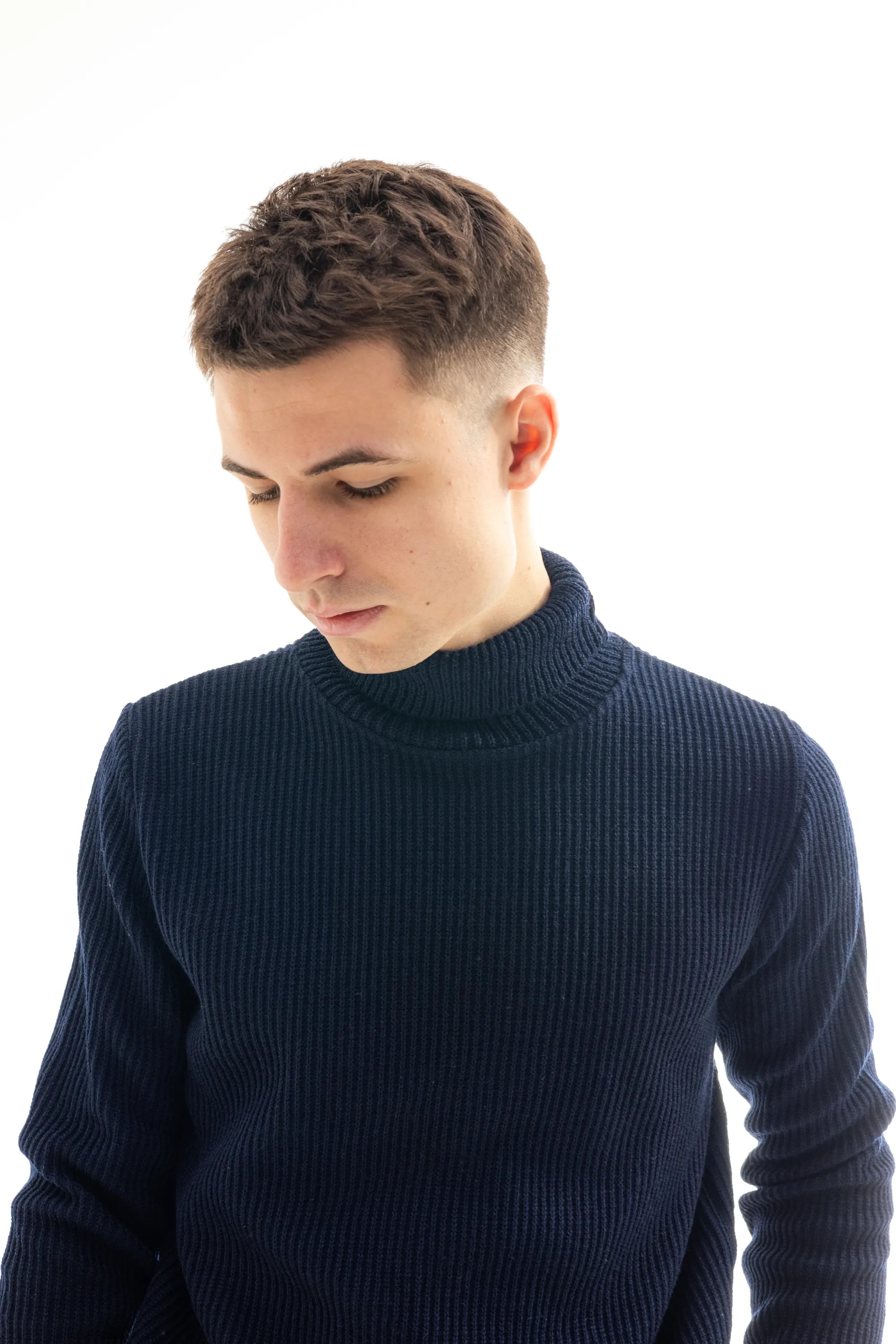 Turtleneck Navy Blue Morning Star - Morning Star: Бренд чоловічого одягу