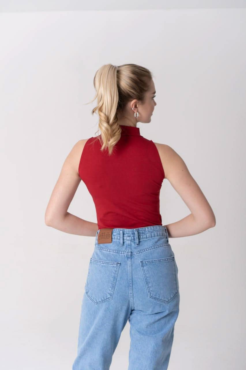 Women Bodysuit Morning Star Bordo Neck - Morning Star: Бренд чоловічого одягу