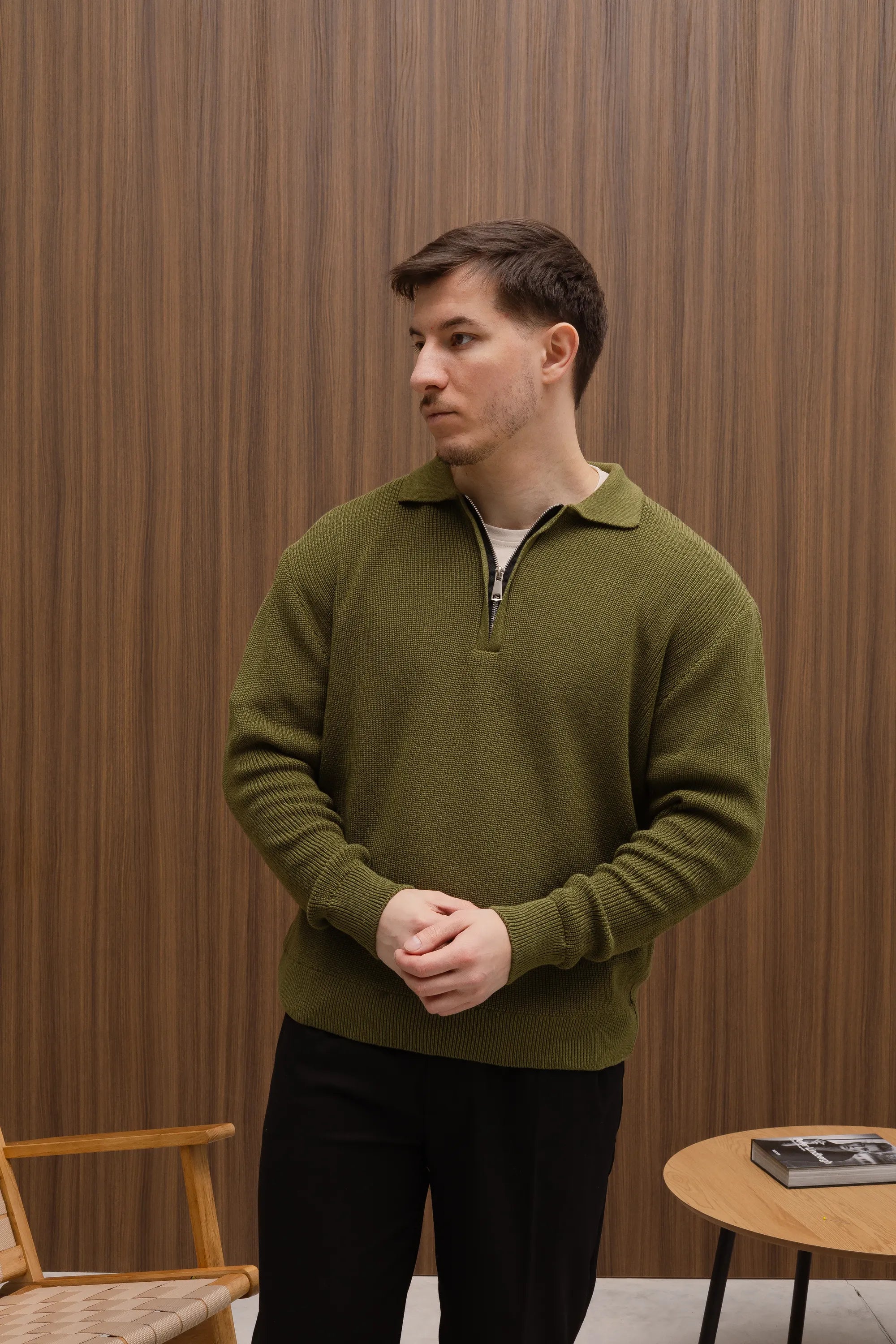 ZIP Sweater Parma Khaki - Morning Star: Бренд чоловічого одягу