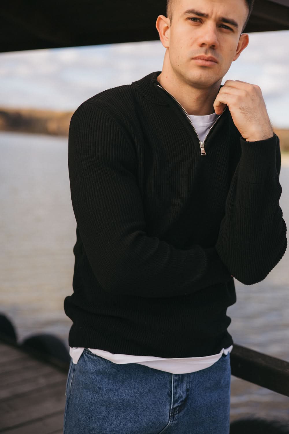 ZIP Sweater Black Morning Star - Morning Star: Бренд чоловічого одягу