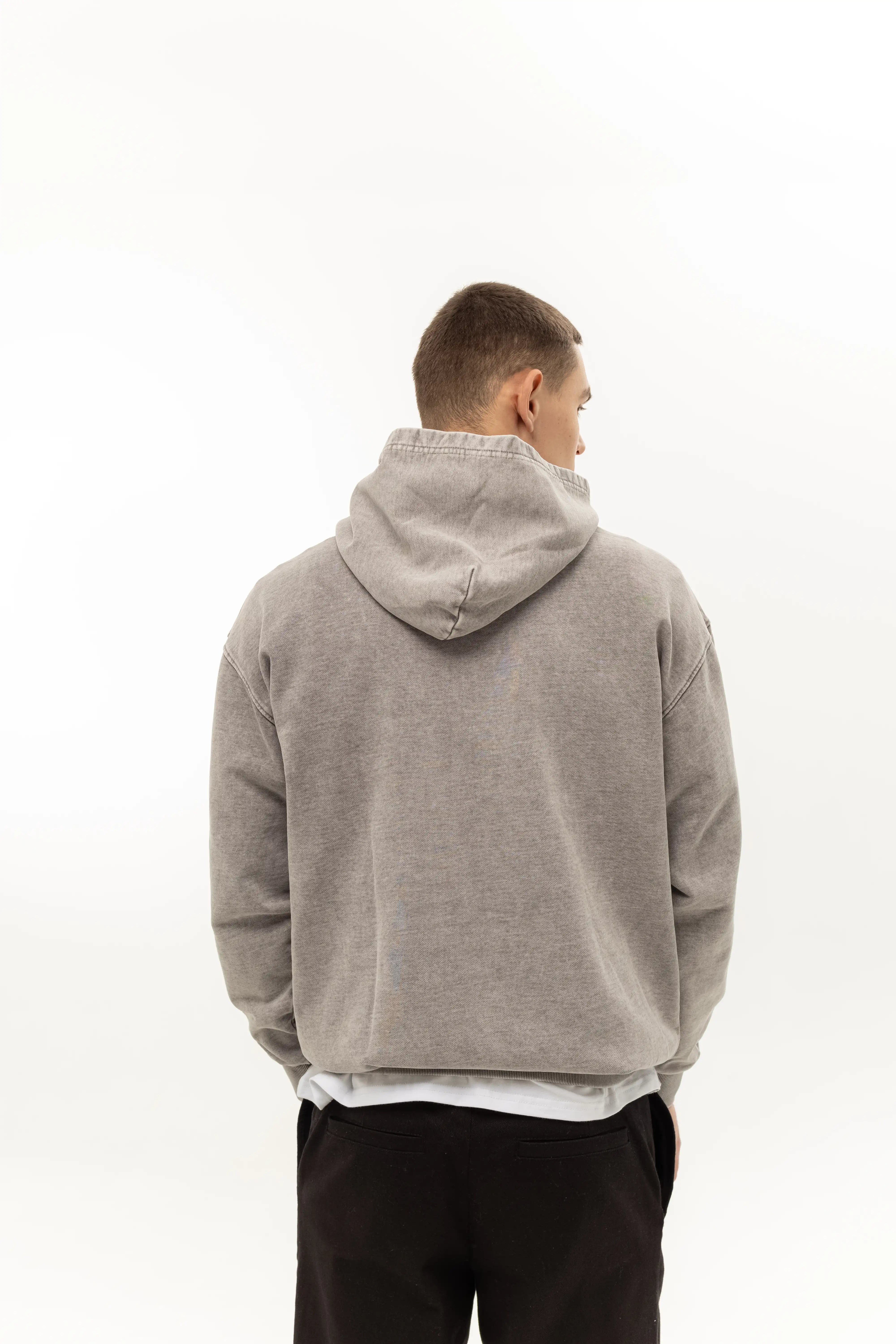 Hoodie Boiled Heavy Cotton MS Washed