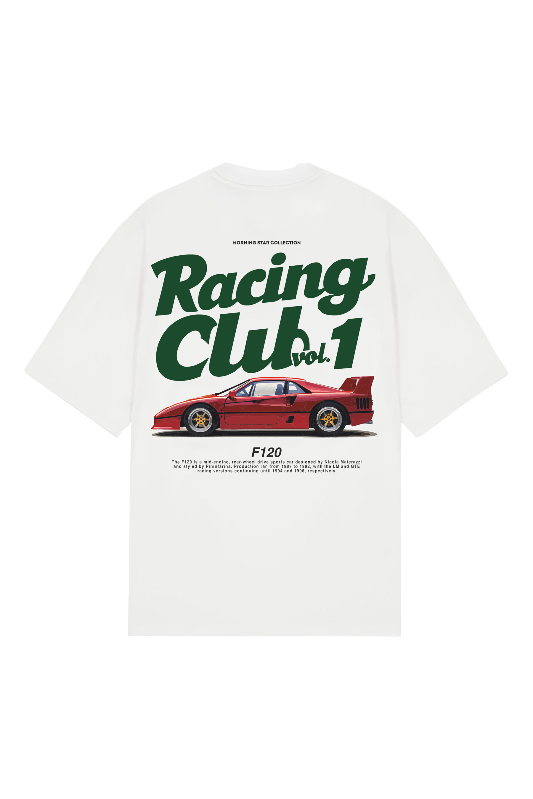 T-shirt Morning Star Racing Club Ferrari - Morning Star