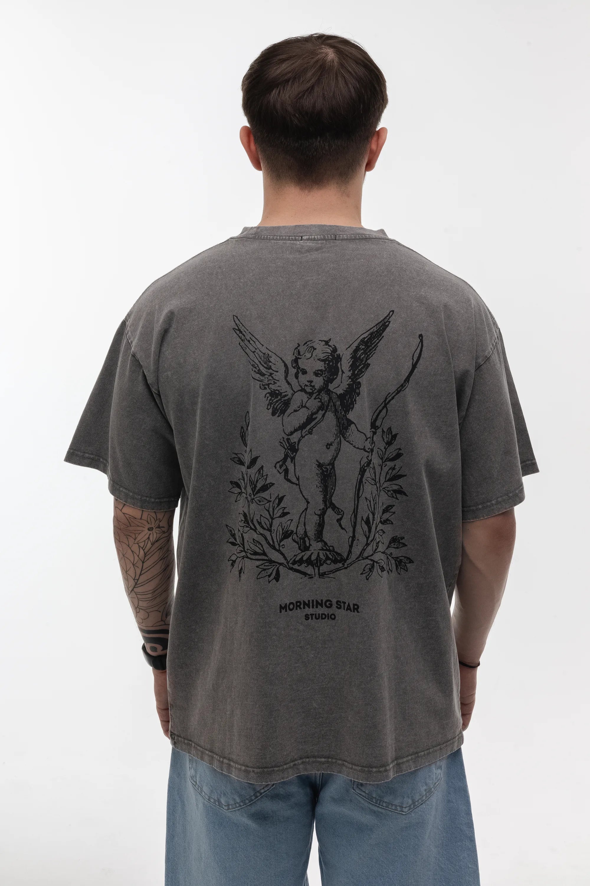 T-shirt Angel Washed Gray