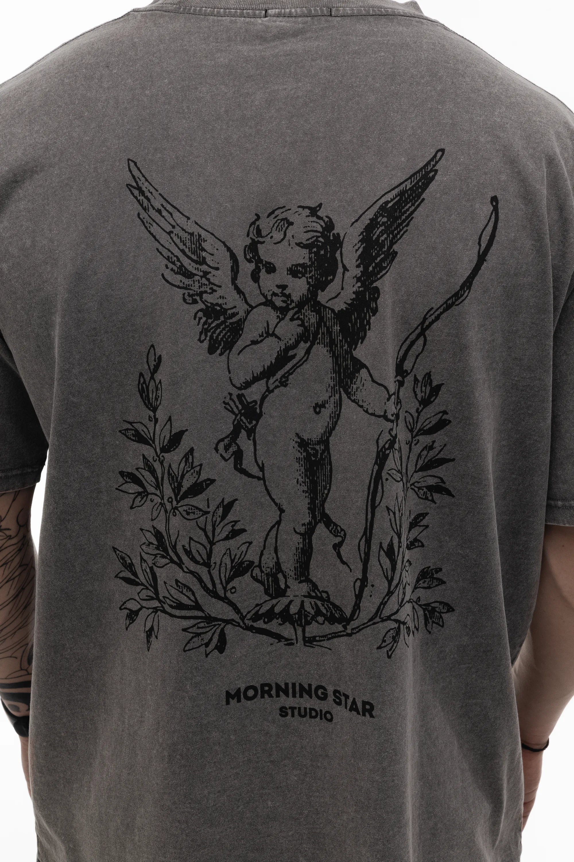 T-shirt Angel Washed Gray