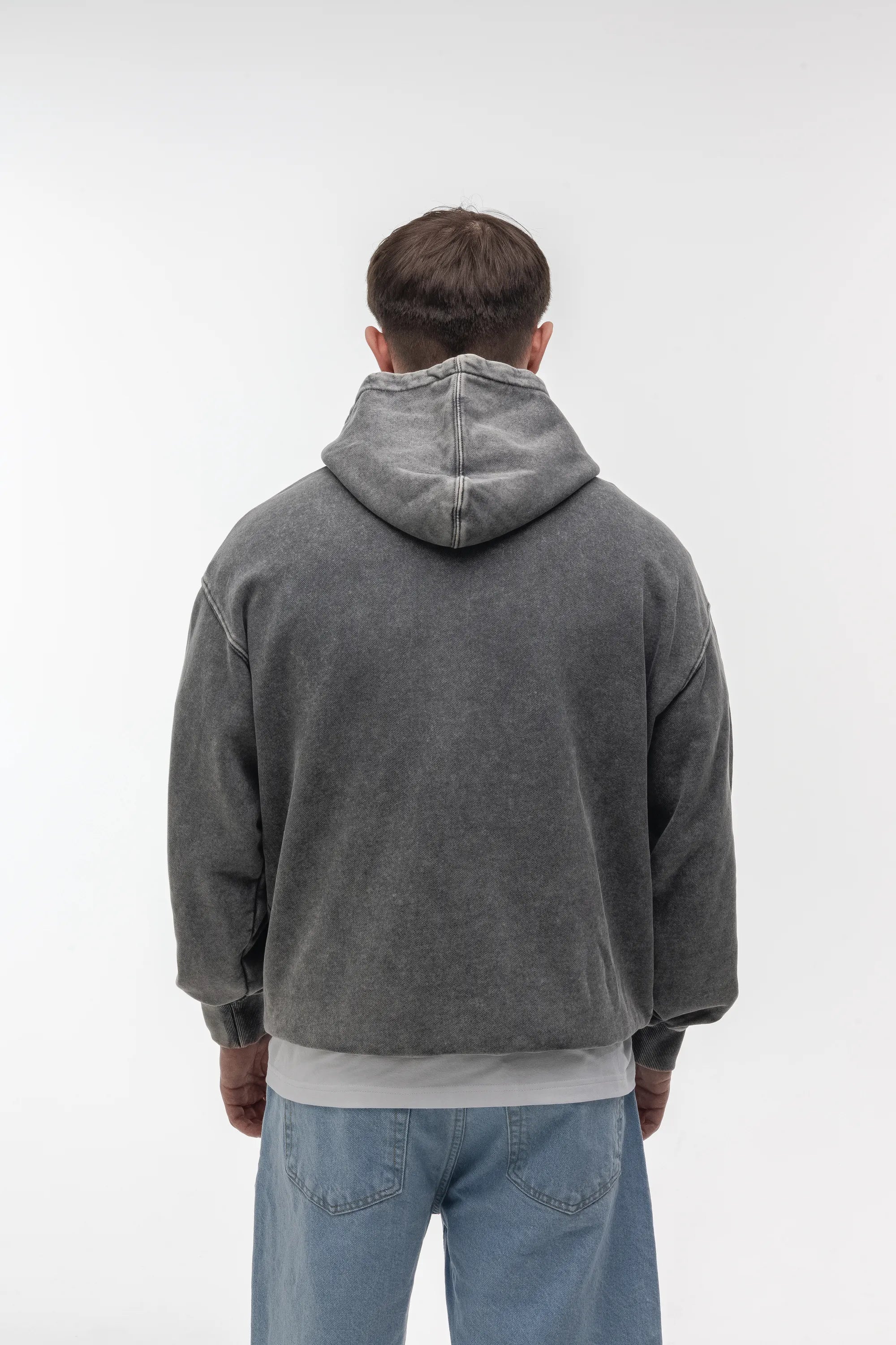 Hoodie Boiled Heavy Cotton MS Washed