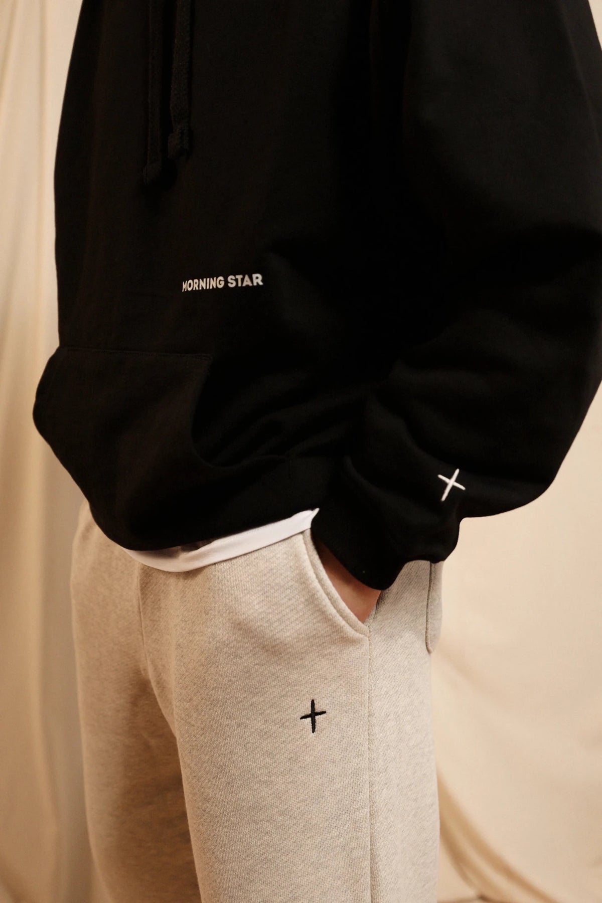 Худі Morning Star MS Cross чорне — фото 4