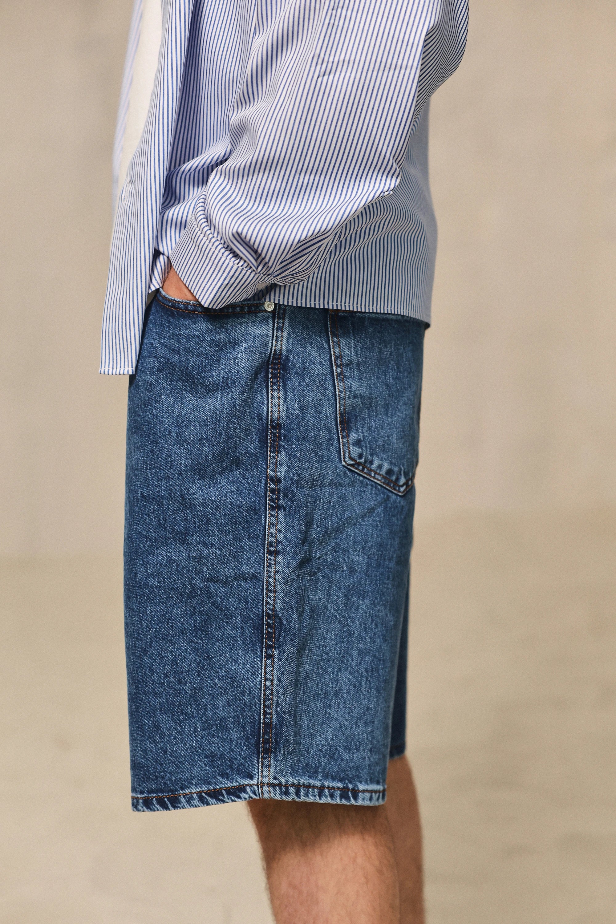 Джинсові шорти Morning Star NAVY relaxed fit