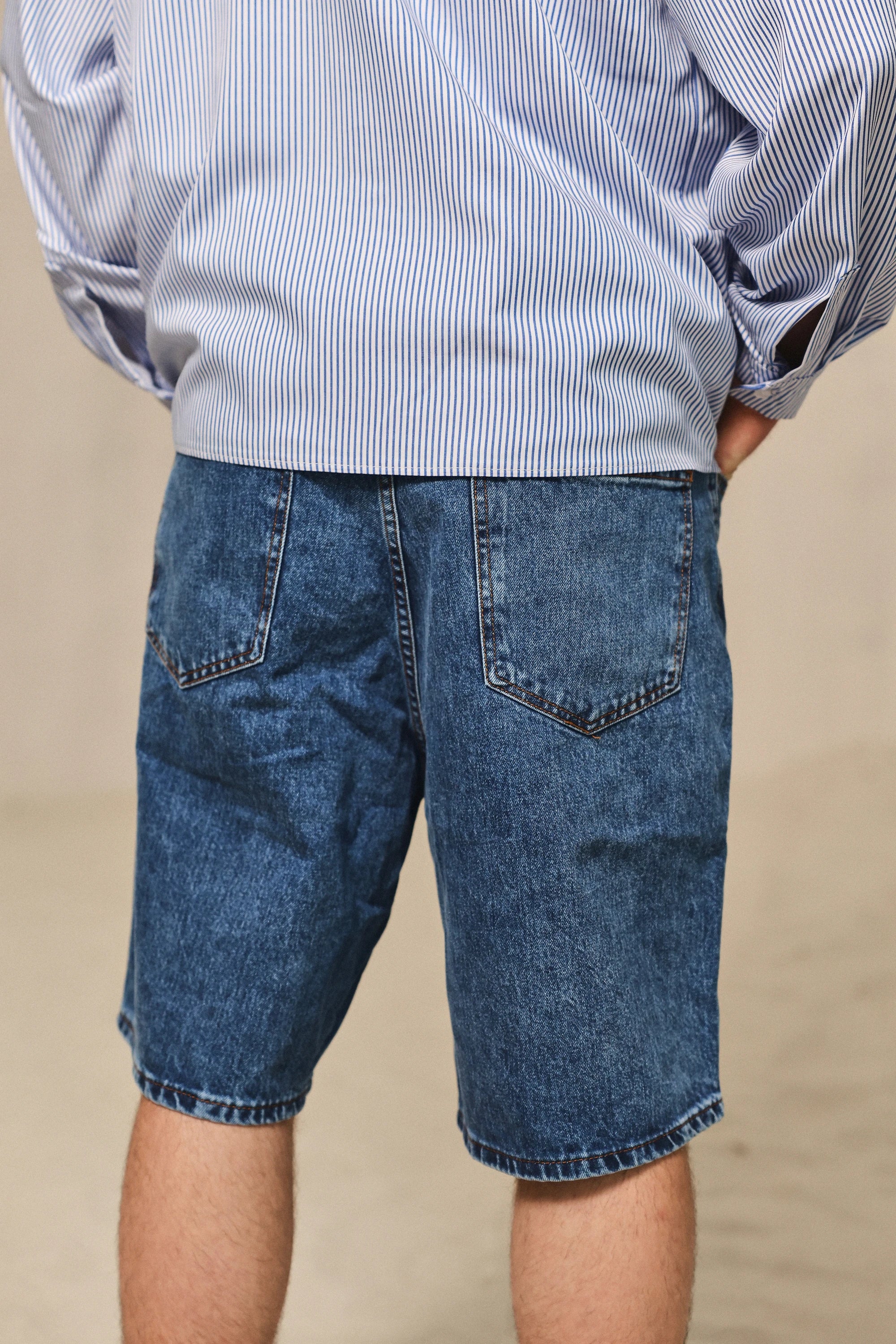 Джинсові шорти Morning Star NAVY relaxed fit