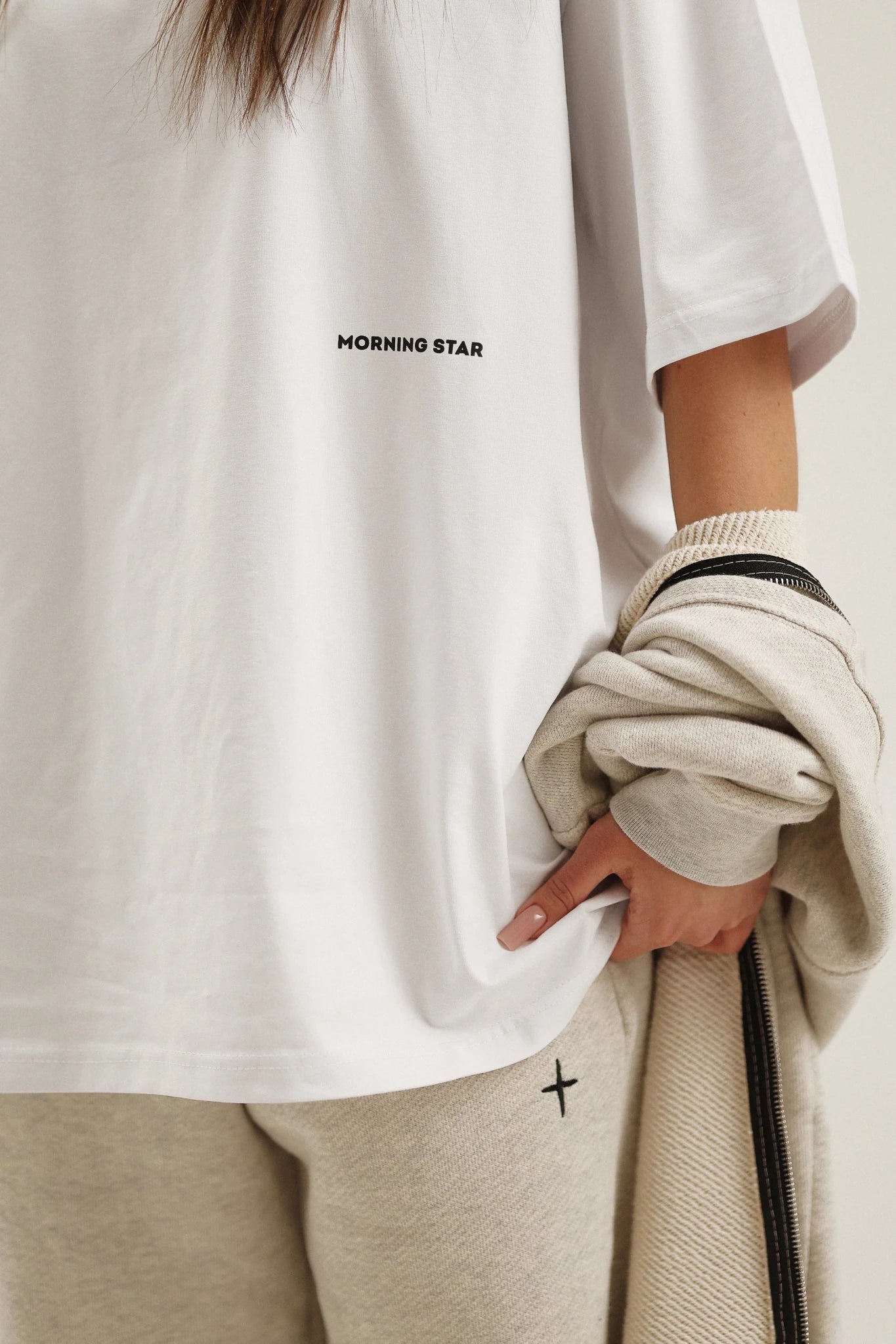 Футболка біла Morning Star Oversize SIGN
