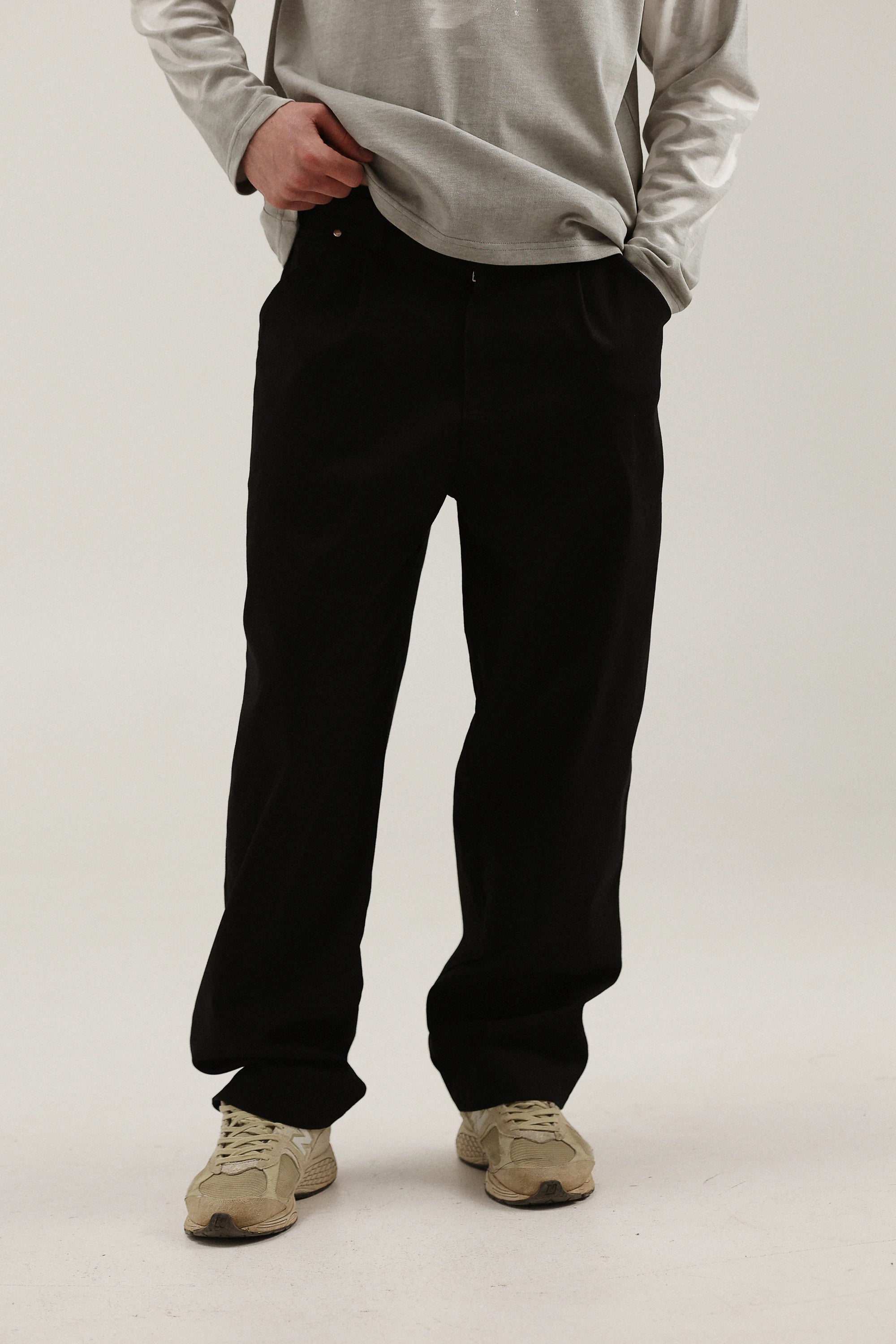 Джинси Morning Star Кіото Чорні Wide Fit