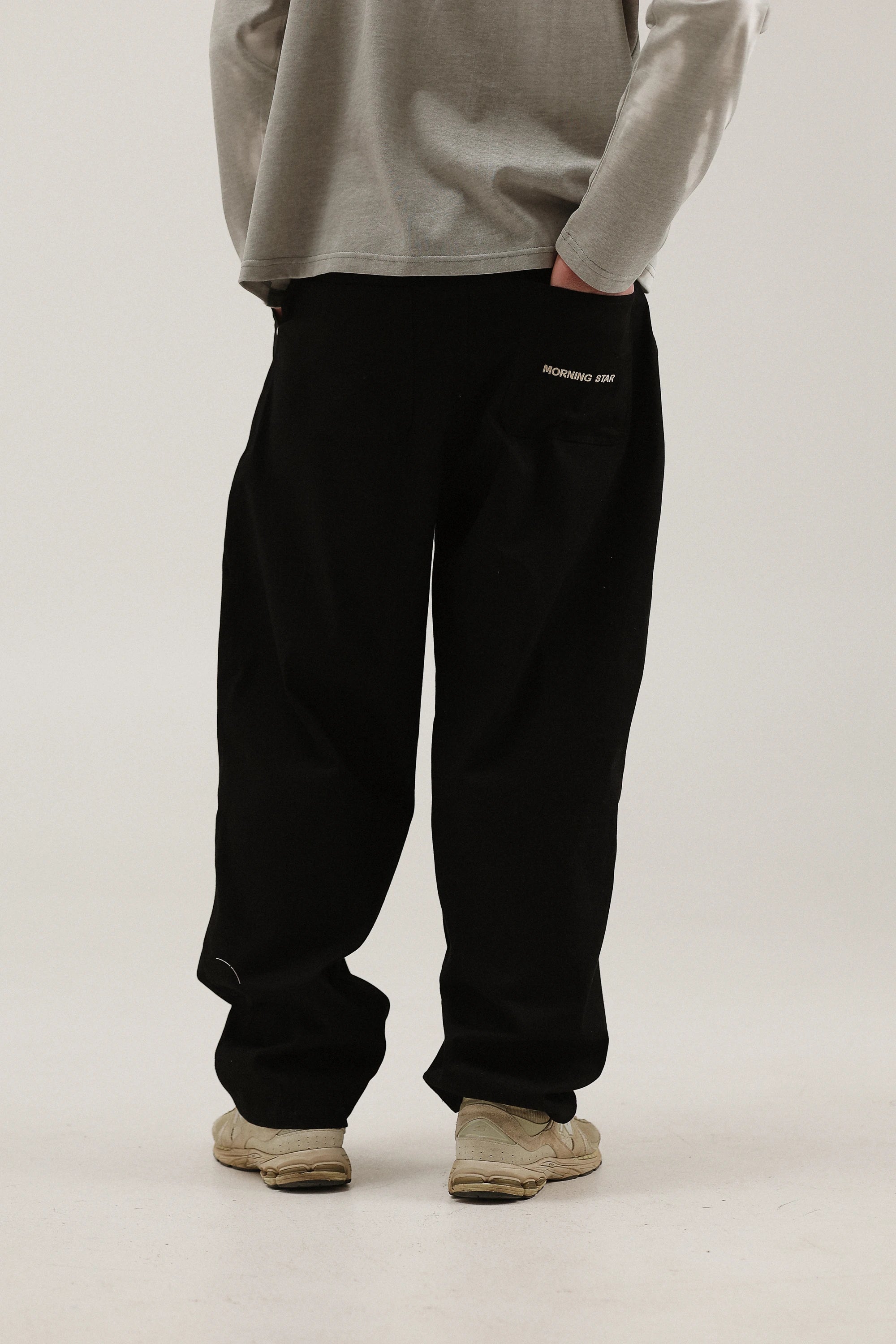 Джинси Morning Star Кіото Чорні Wide Fit