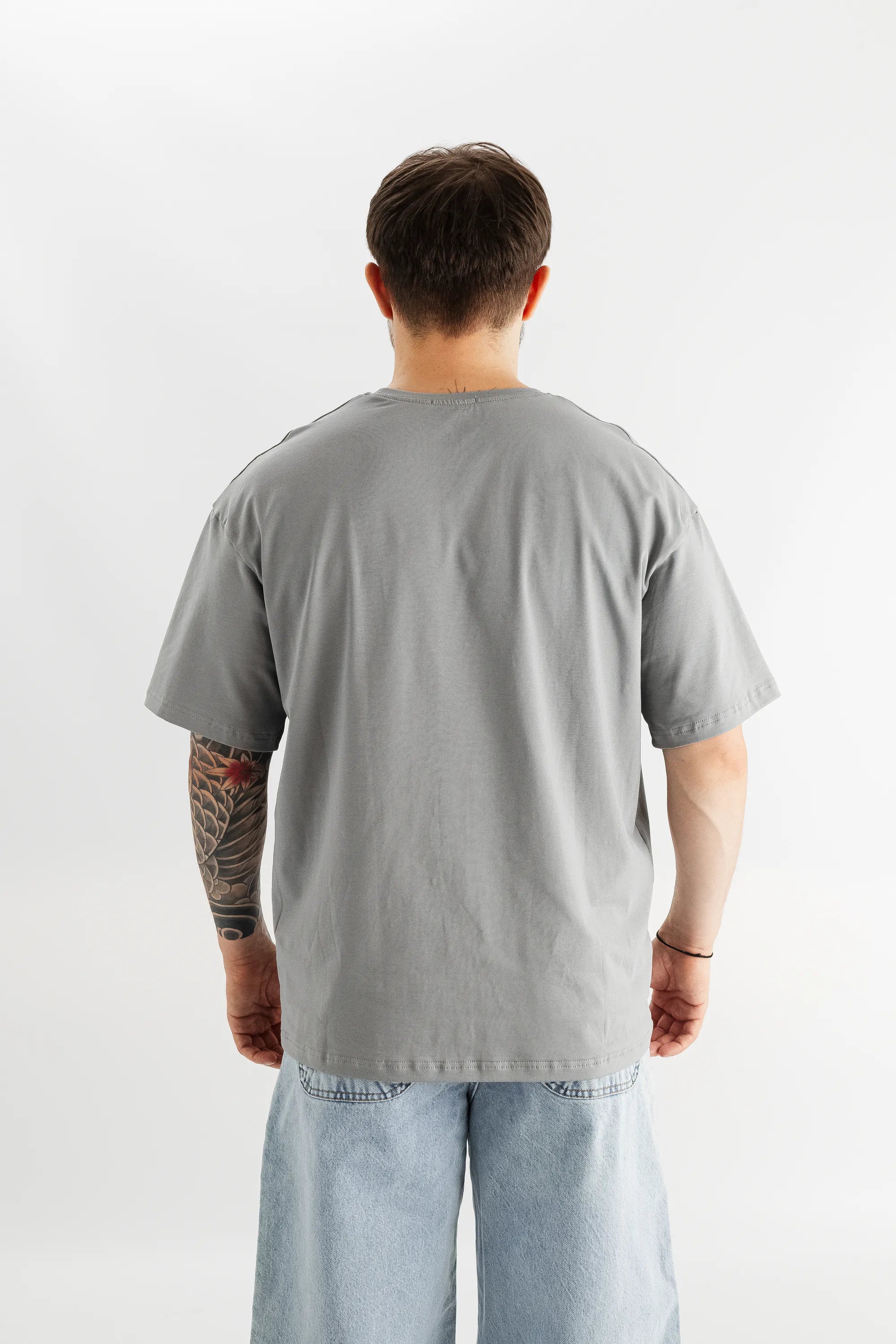 Футболка Morning Star Oversized сіра - Morning Star: Бренд чоловічого одягу
