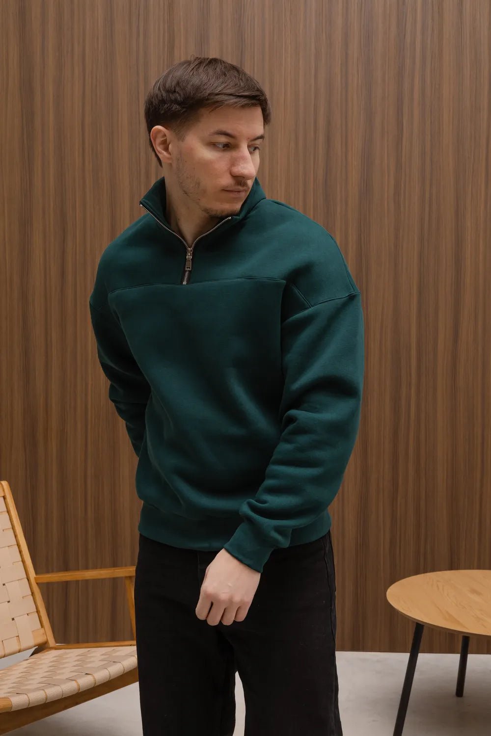 Green Flis ZIP Hoodie Morning Star - Morning Star: Бренд чоловічого одягу