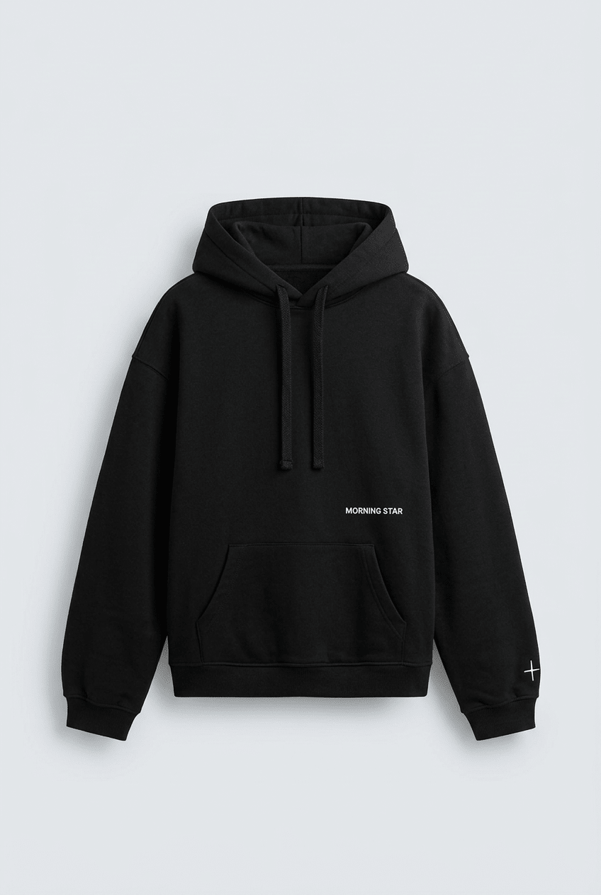 Худі Morning Star MS Cross Чорне