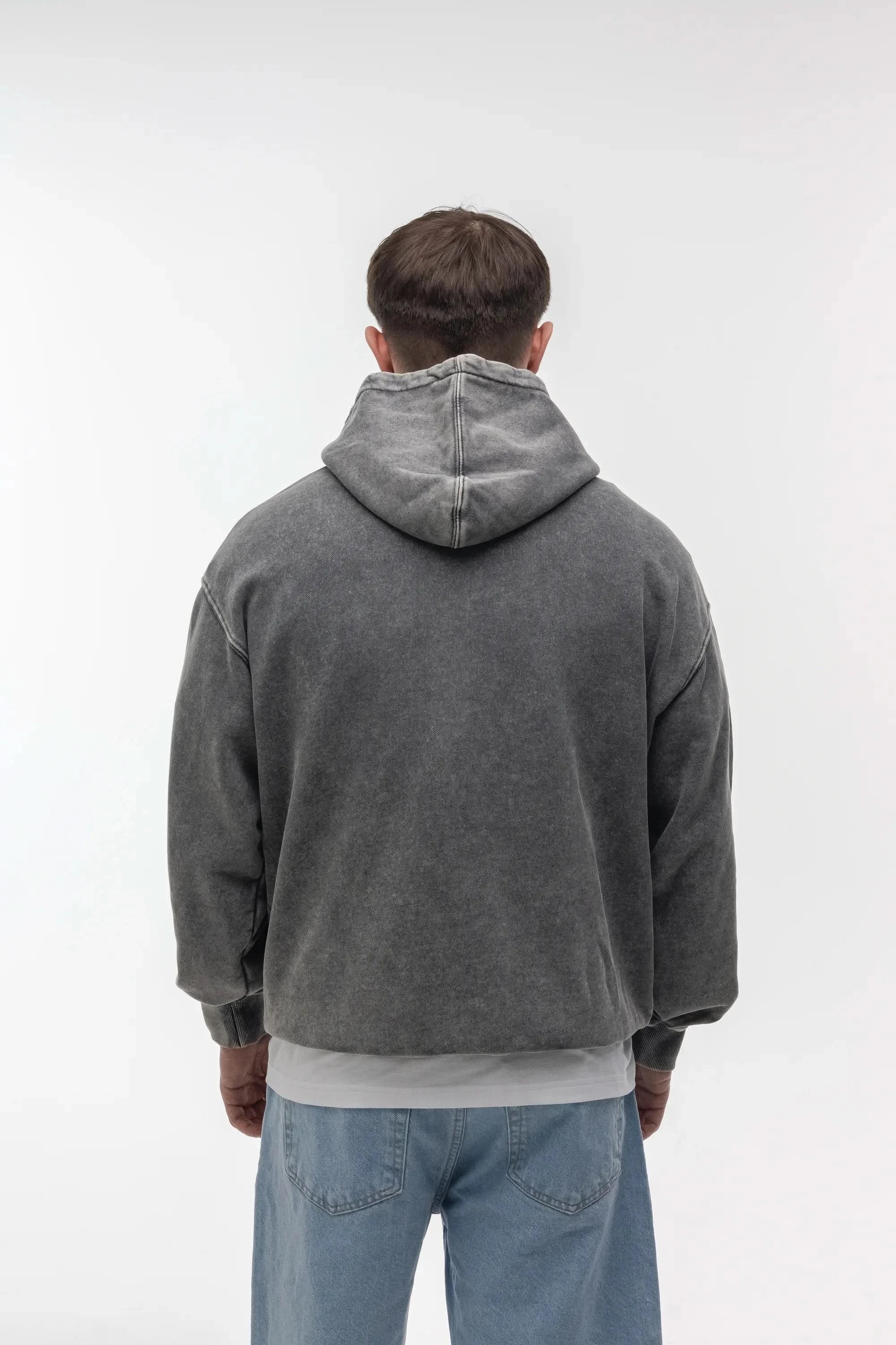 Hoodie Boiled Heavy Cotton MS Washed - Morning Star