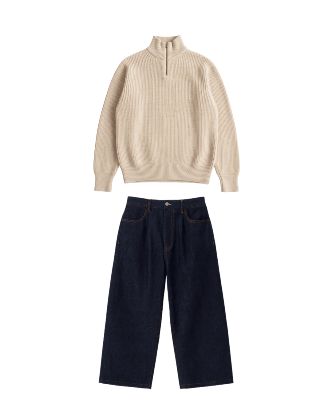 Urban Core Kit - Джинси Morning Star + Светр Vezuv Beige