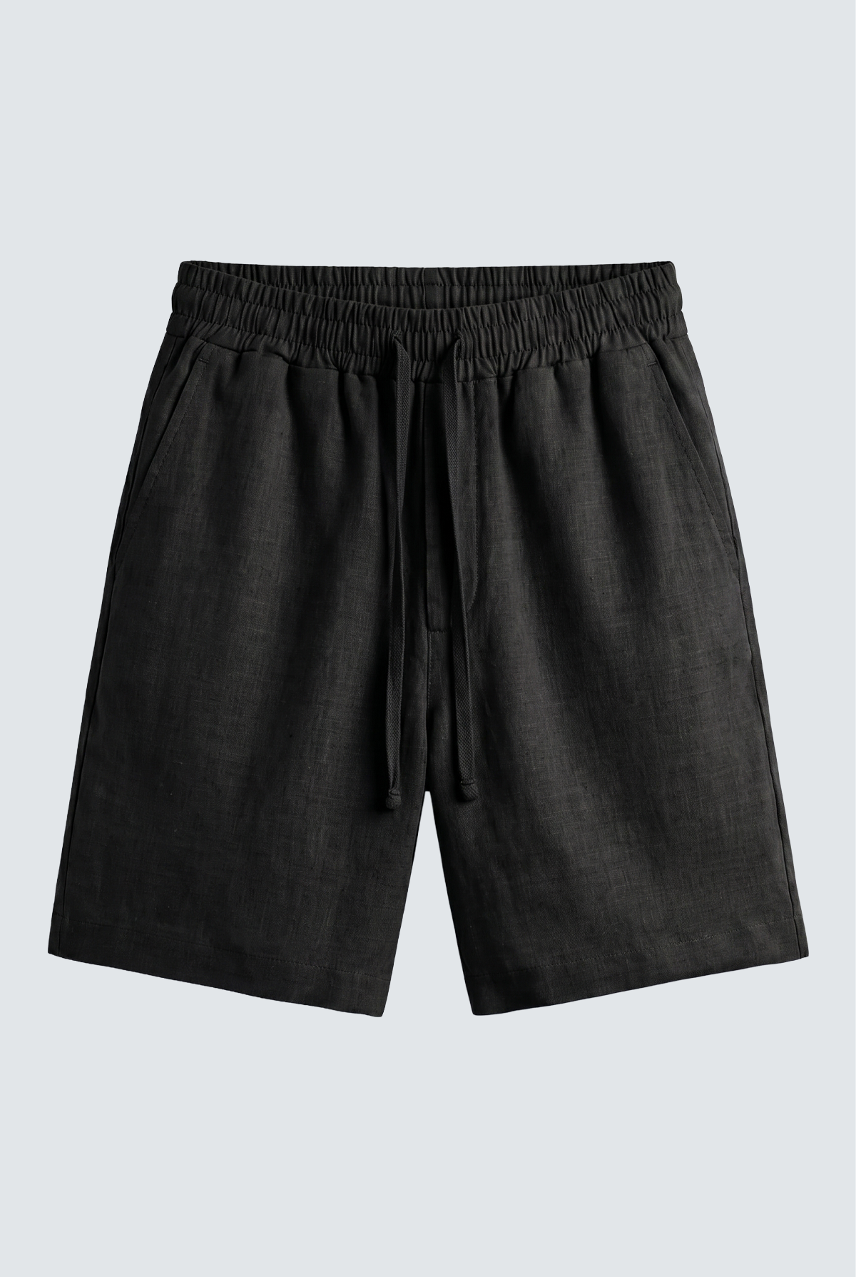 Лляні шорти Morning Star Linen Summer relaxed-fit black