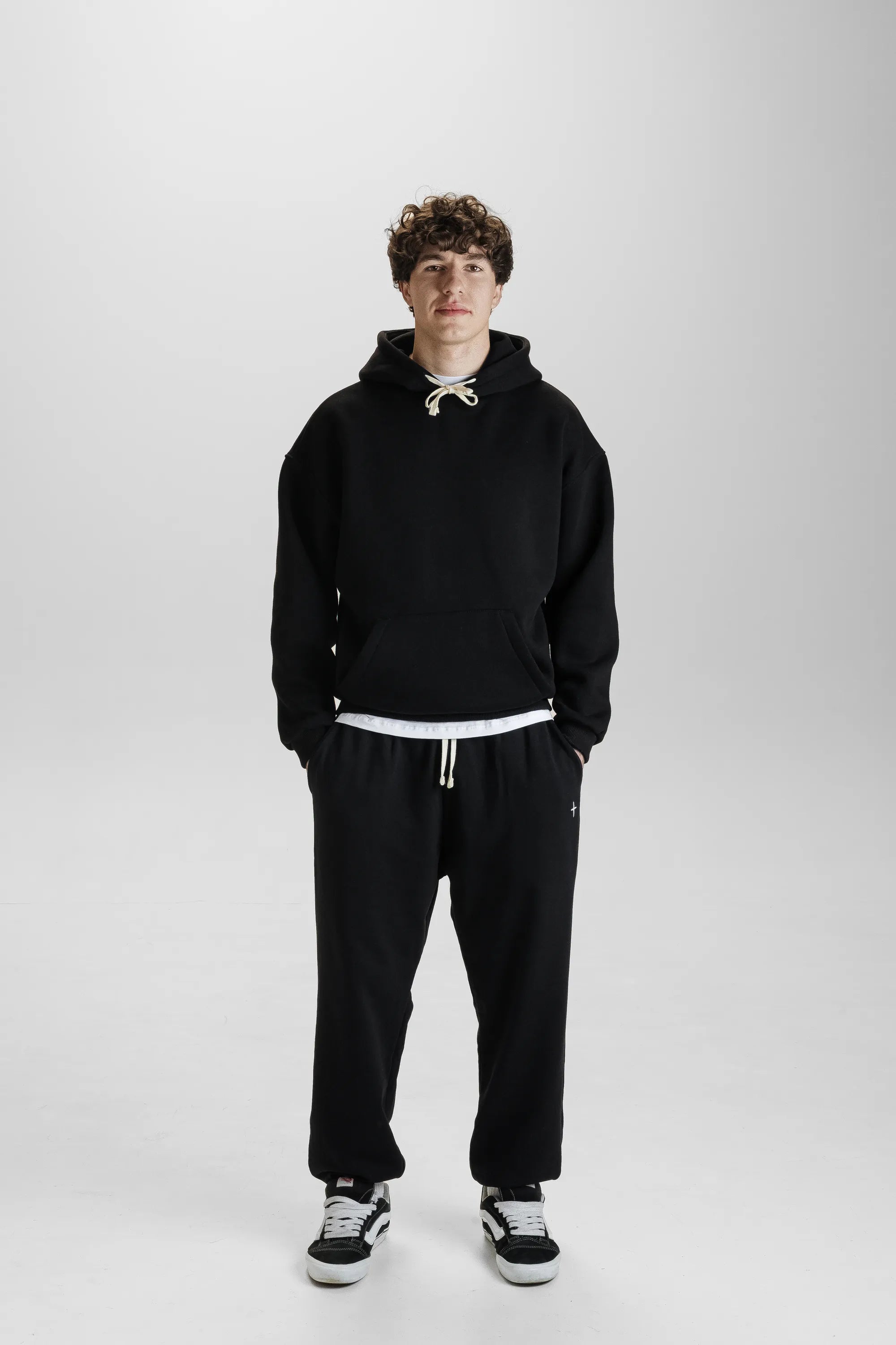 Худі чорне Morning Star оверсайз MS7 - Morning Star: Бренд чоловічого одягу