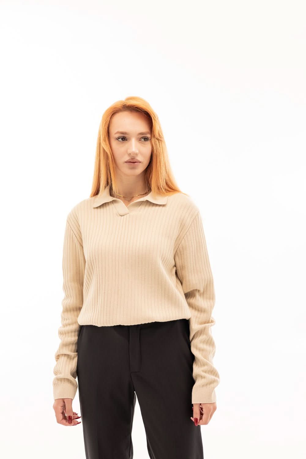 Long Sleevee Polo Morning Star Beige - Morning Star: Бренд чоловічого одягу