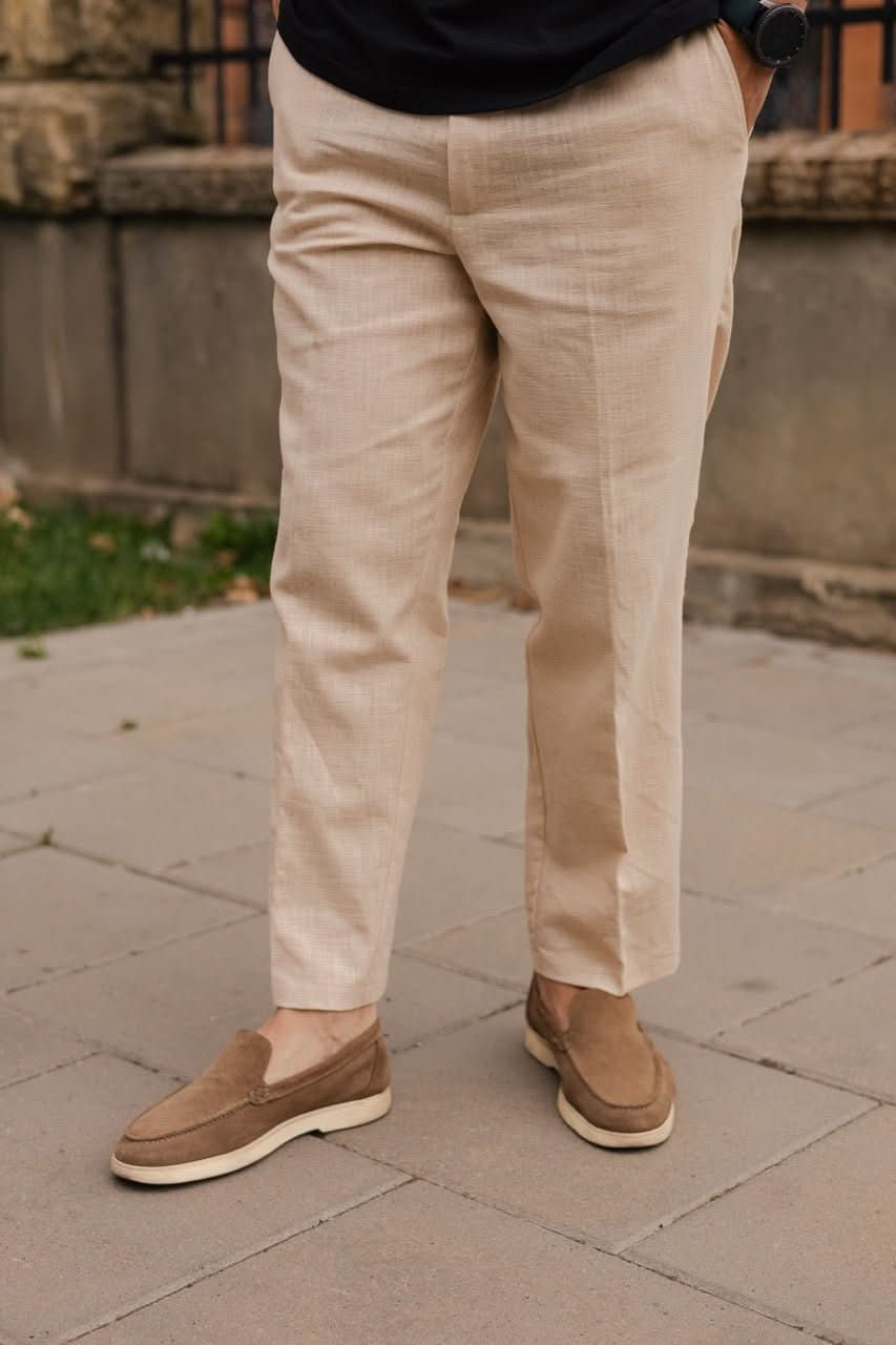 Pants Morning Star Linen Beige - Morning Star