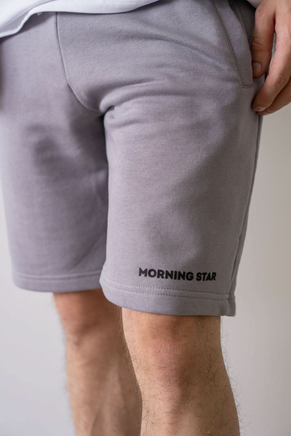 Shorts Morning Star Cotton Grey - Morning Star