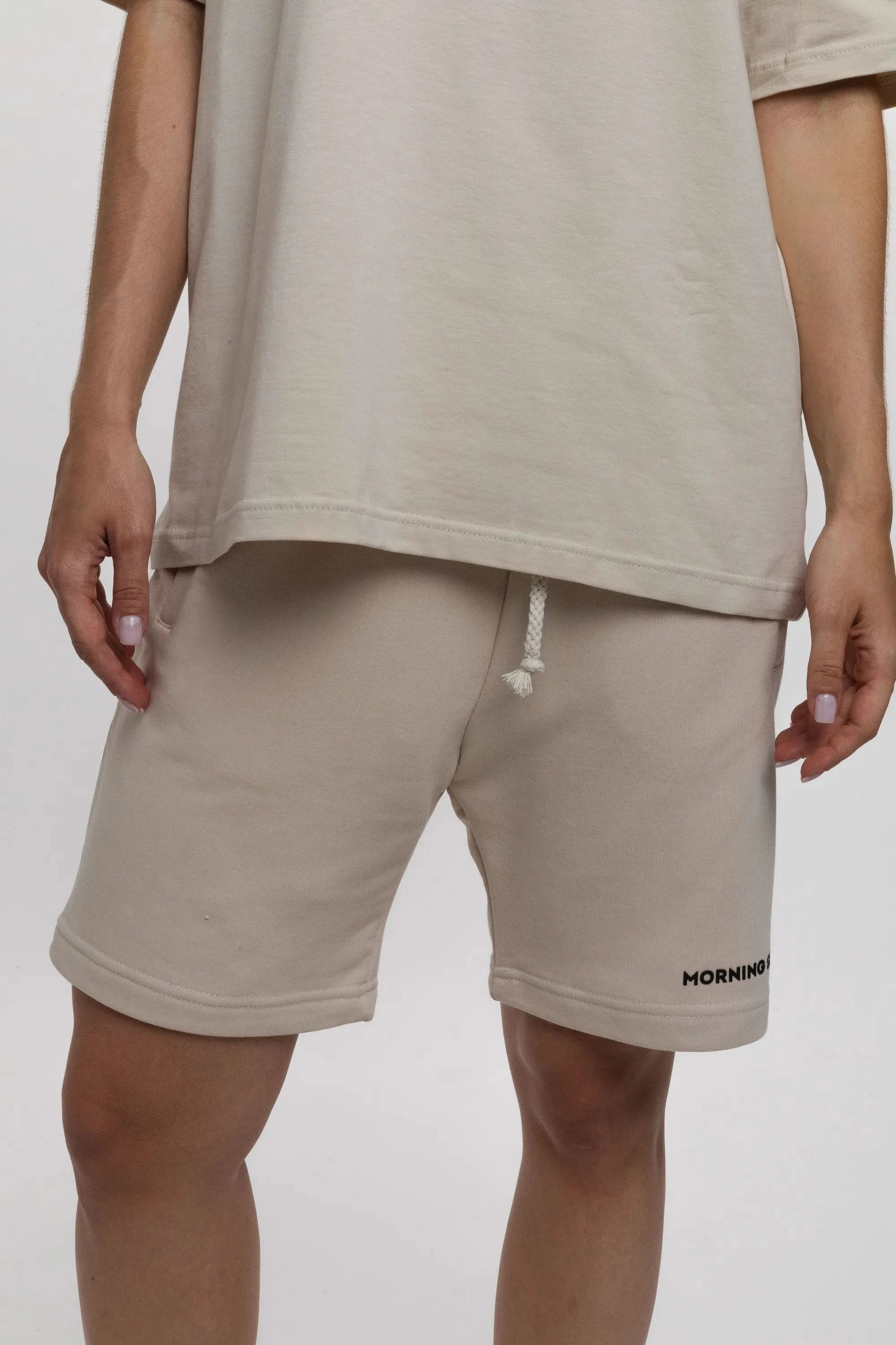 Shorts Morning Star Minimal Beige - Morning Star