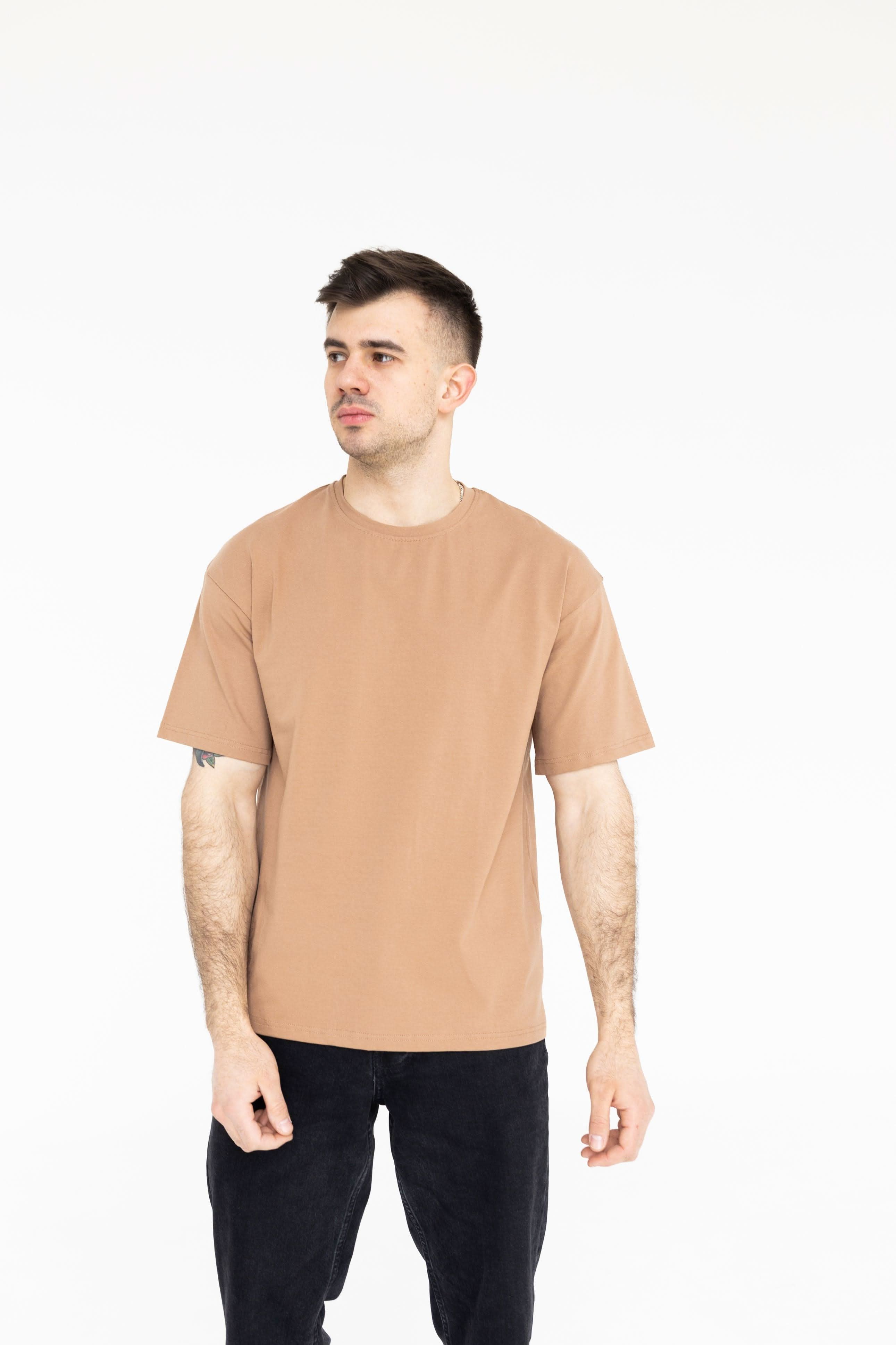 T-shirt Beige Oversized Morning Star - Morning Star